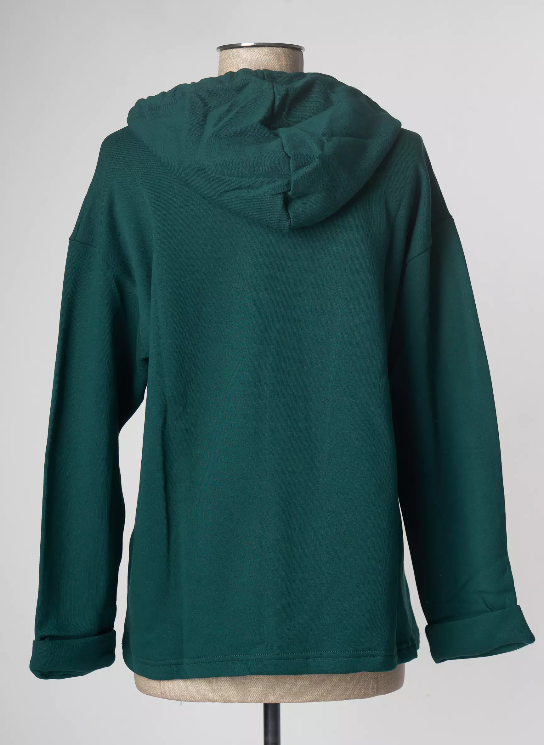 Lazy   Cosy Sweat Capuche Femme couleur vert