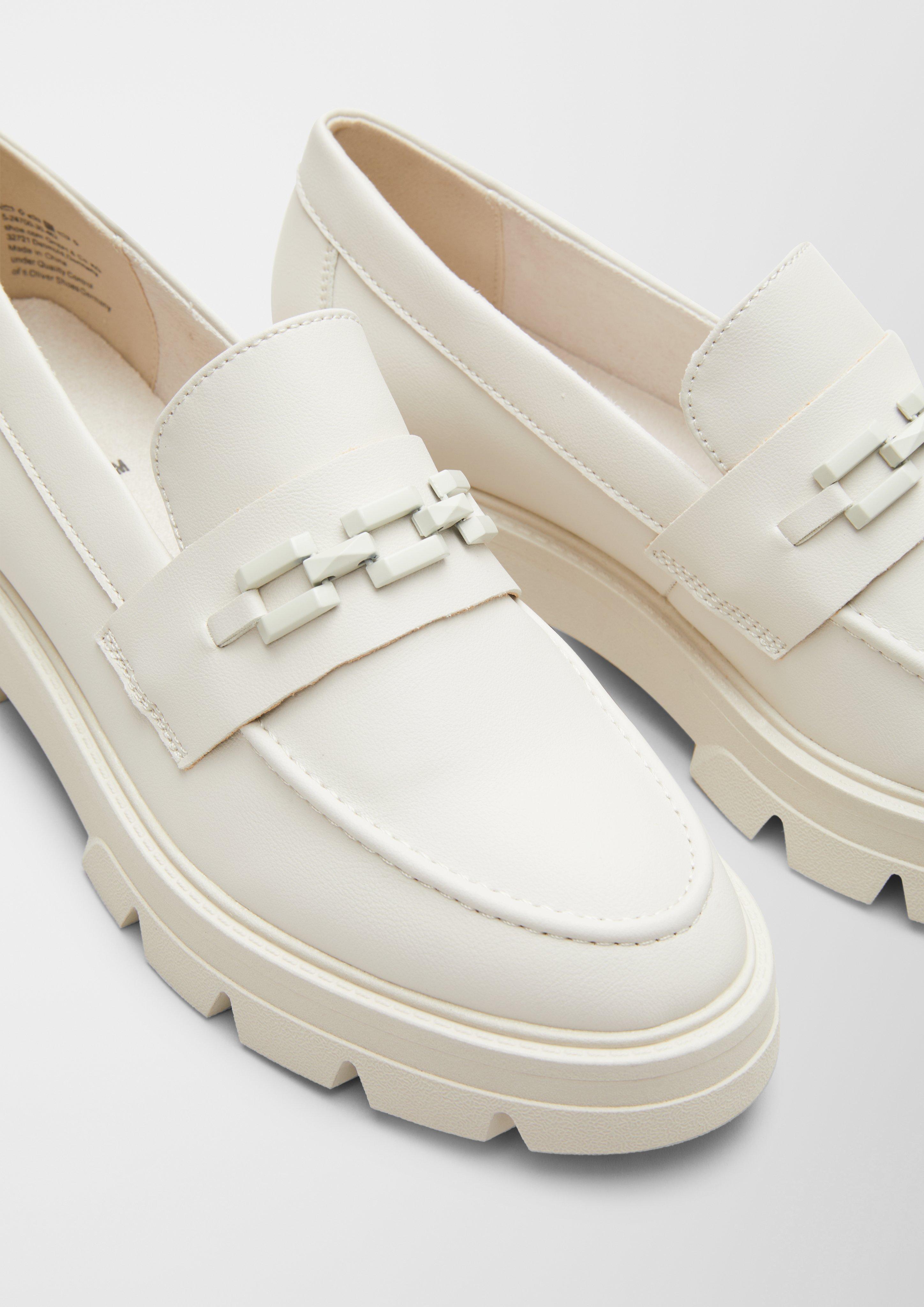 Chunky Slipper mit Schmuck-Detail  6007335-462