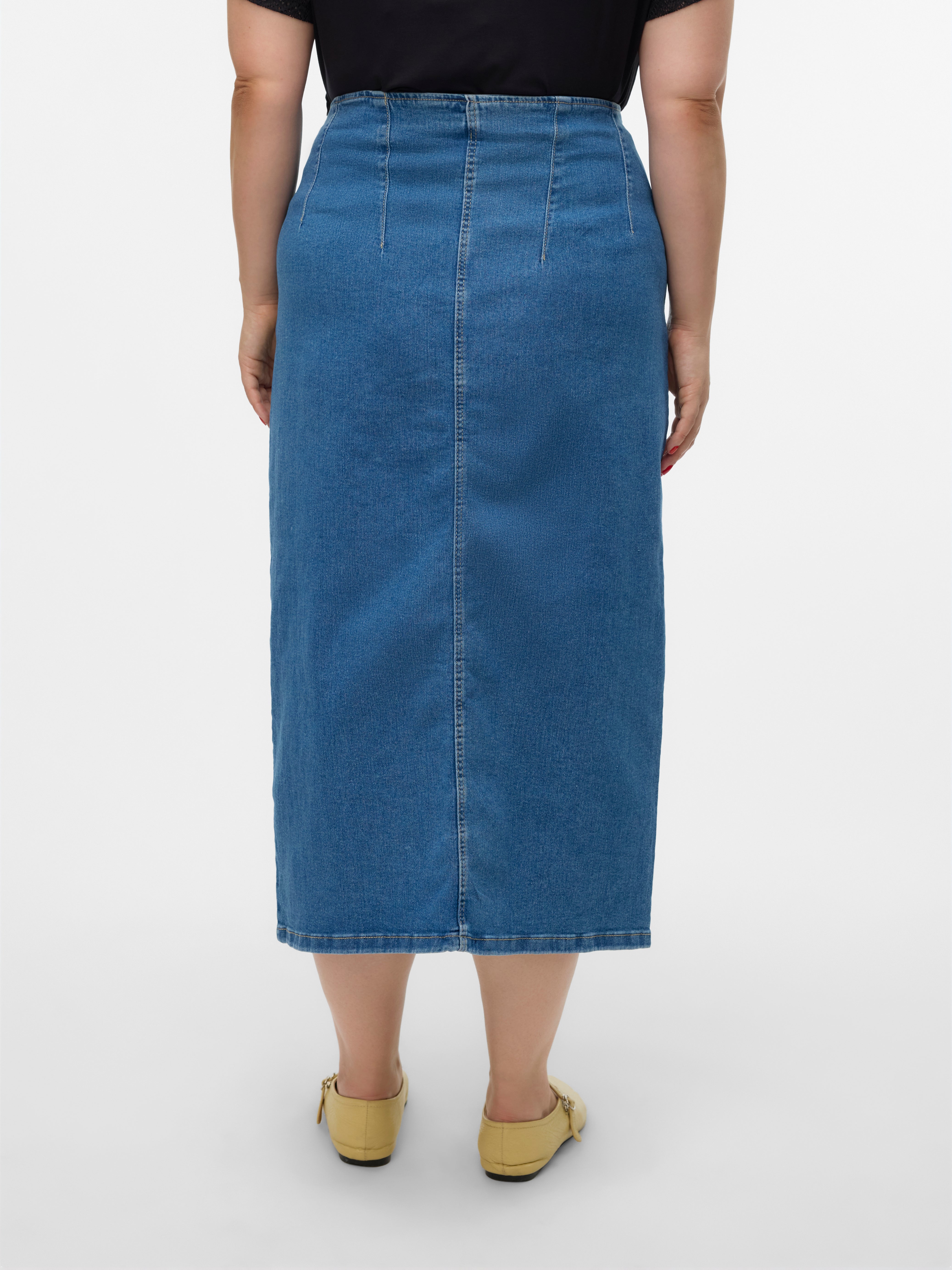 VMCMONIC Hohe Taille Midirock