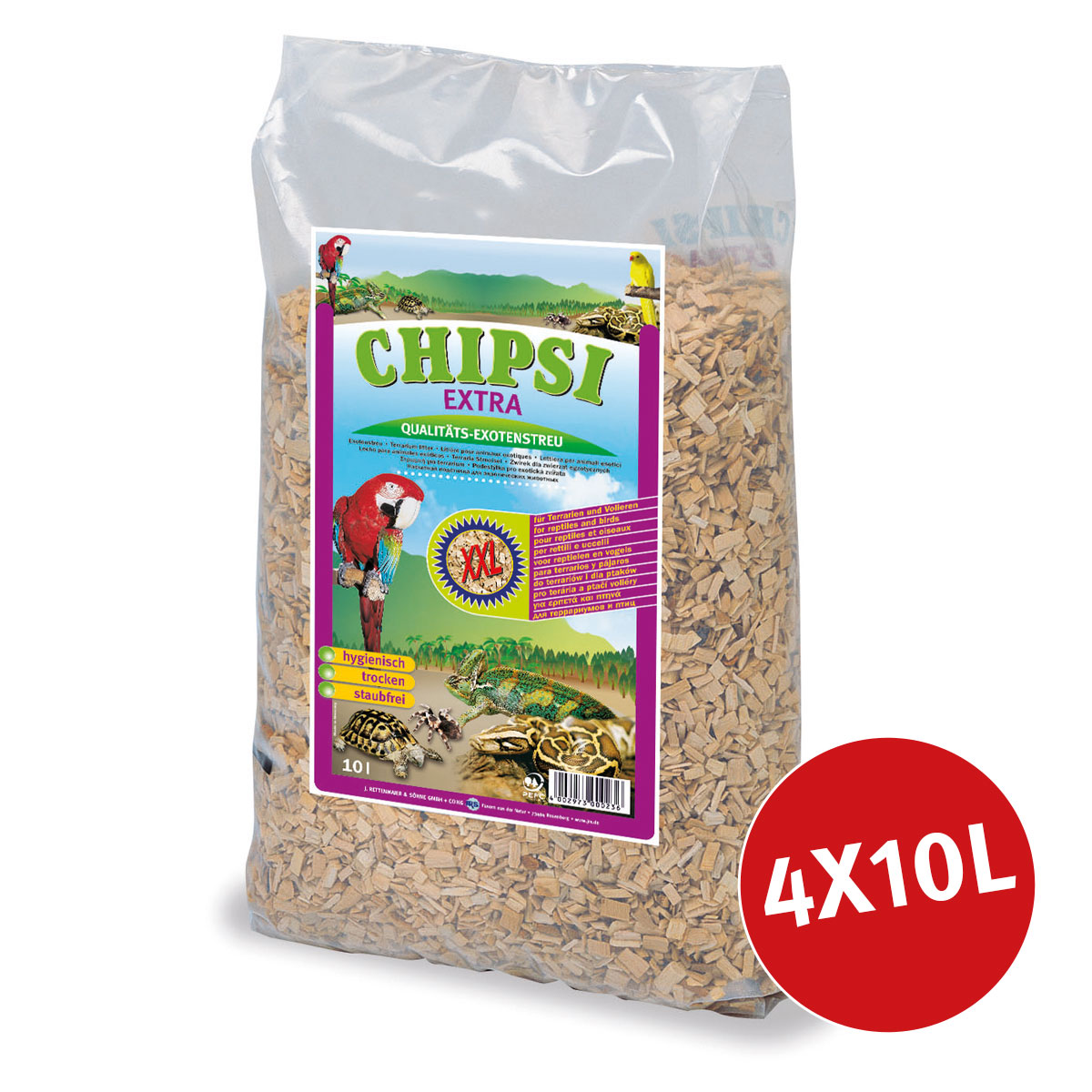 Chipsi Terrarien-Einstreu Extra XXL 4x10l kaufen
