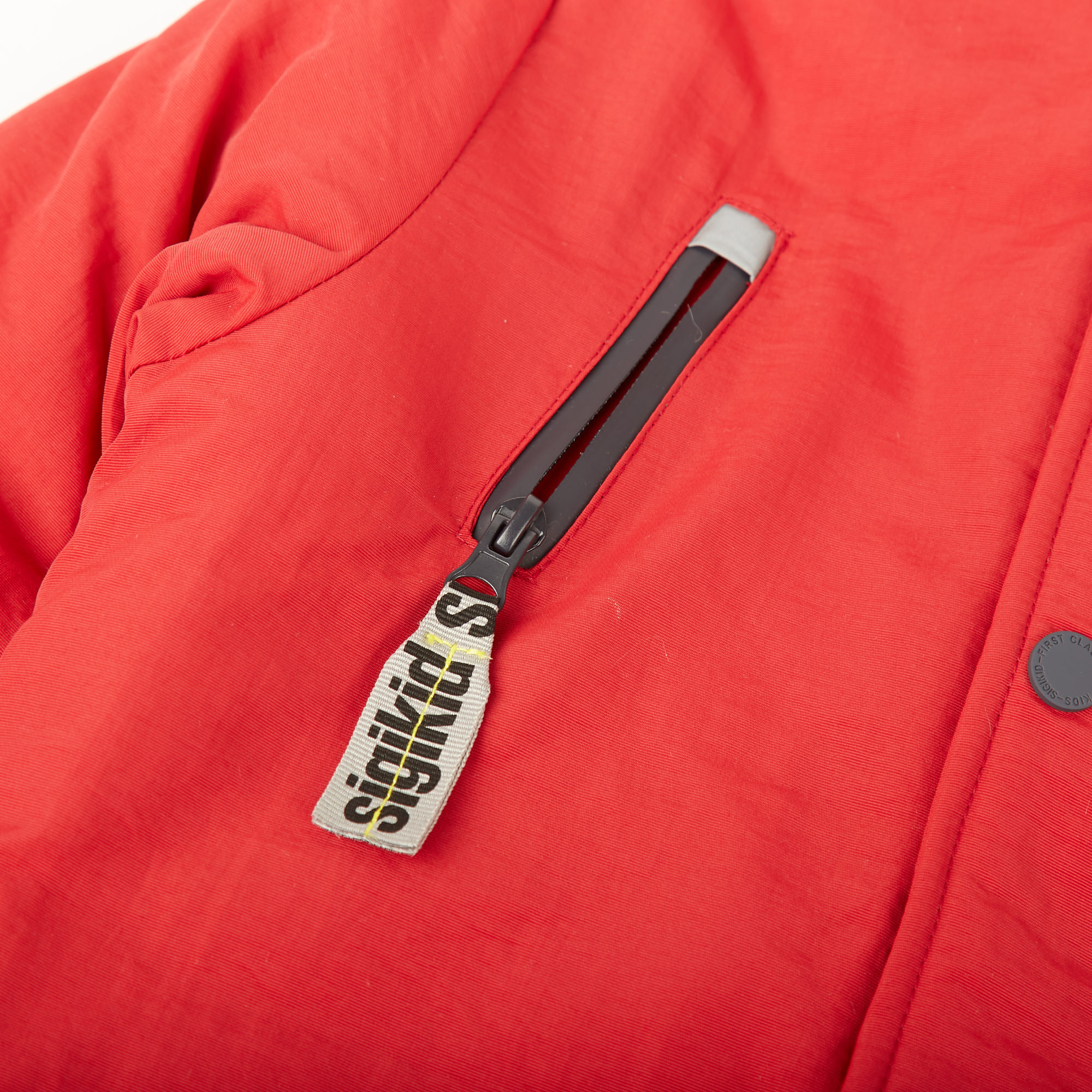 Wattierte Baby Winterjacke in Rot