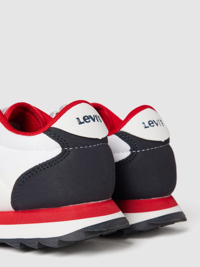 Sneaker mit Label-Detail Modell 'ALEX' in weiß