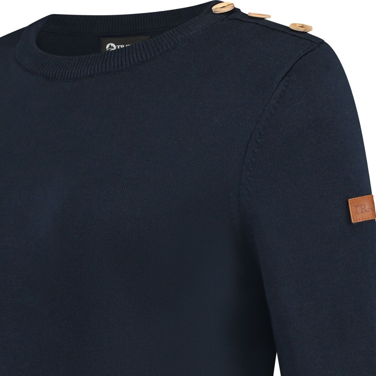 Travelin' Vadstena Dark Blue Damen Pullover
