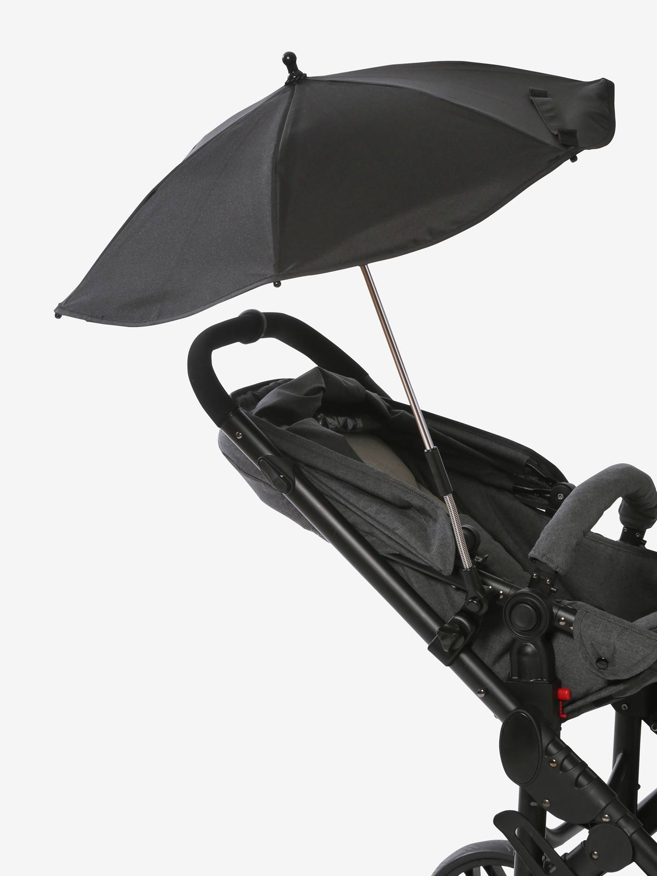 Vertbaudet Universal-Sonnenschirm für Kinderwagen - schwarz