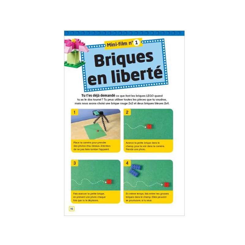 Livre Tourne ton premier film légo - Fleurus
