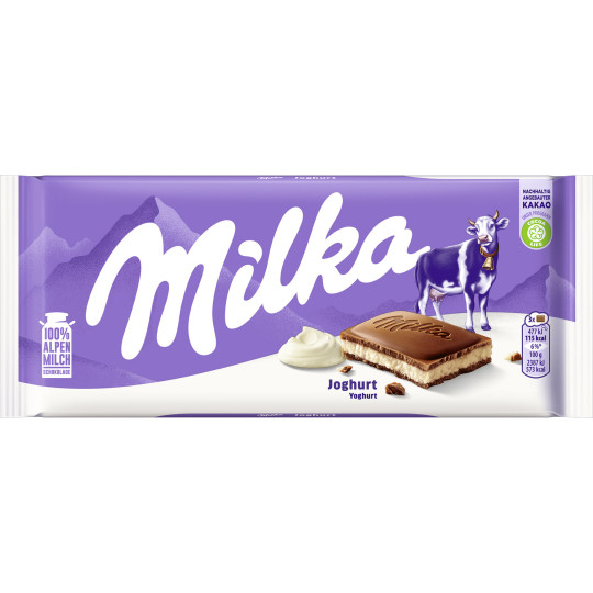 Milka Joghurt Schokolade 100G