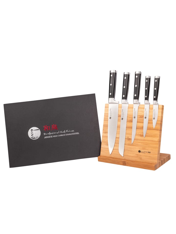 Izumi Ichiago IZUMI ICHIAGO - 5-tlg Kochmesser Set mit Magnetständer günstig kaufen onesize