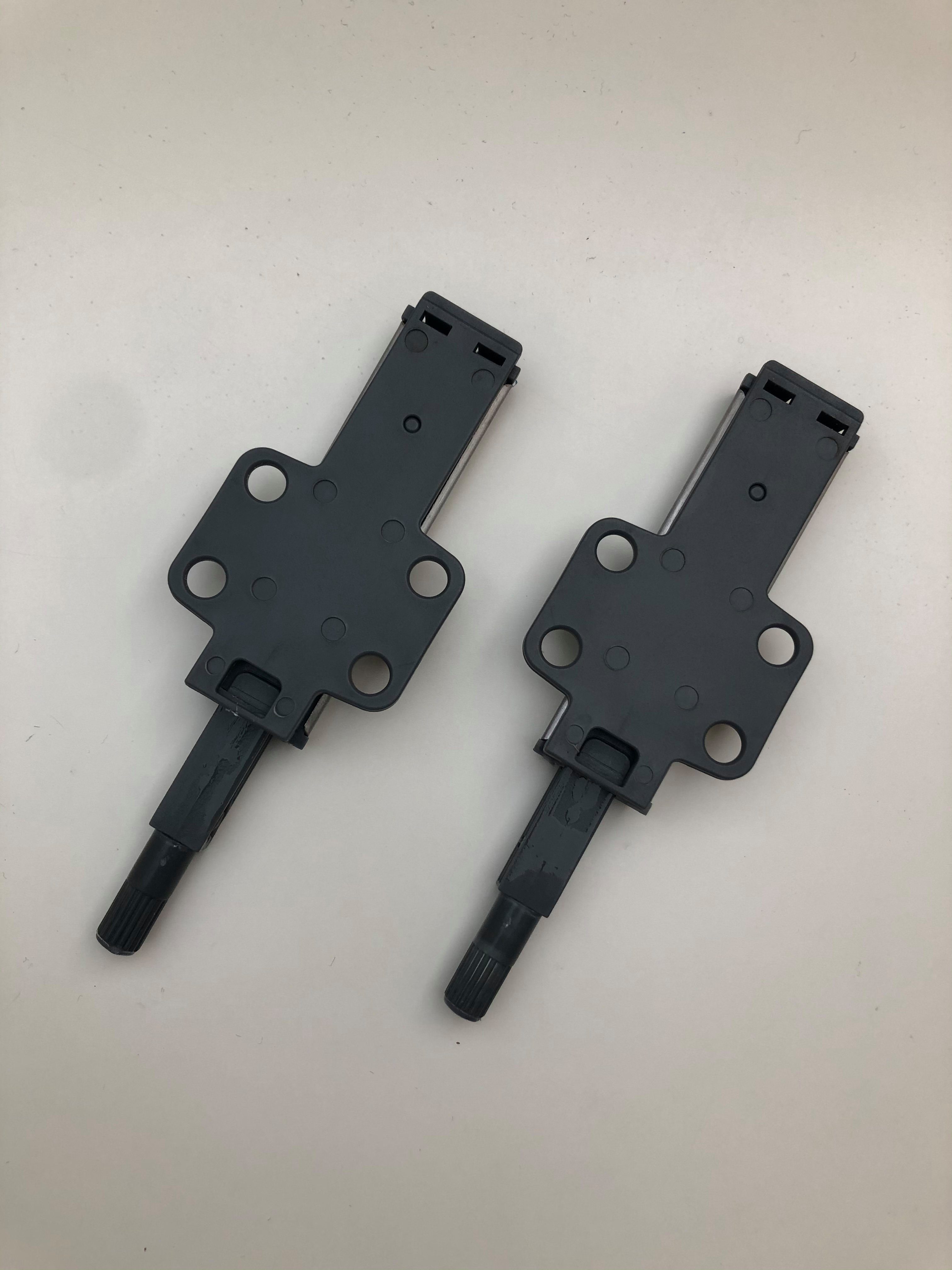 NELI Möbelbeschlag Drucktüröffner passend für Ikea Schränke (z.B. Besta) - Push to open (2 St)