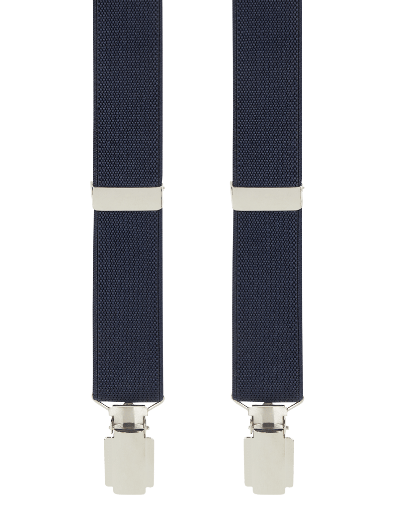 Hosenträger in X-Form in marineblau