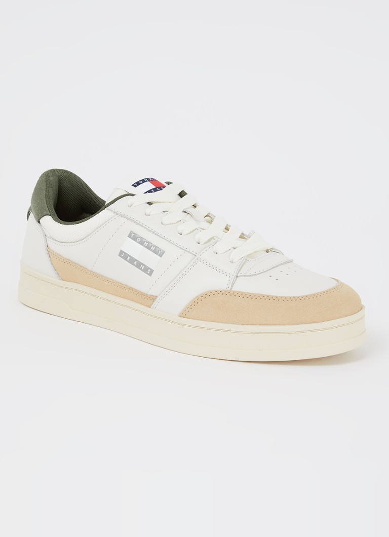 Tommy Hilfiger The Greenwich leather sneaker with suede details