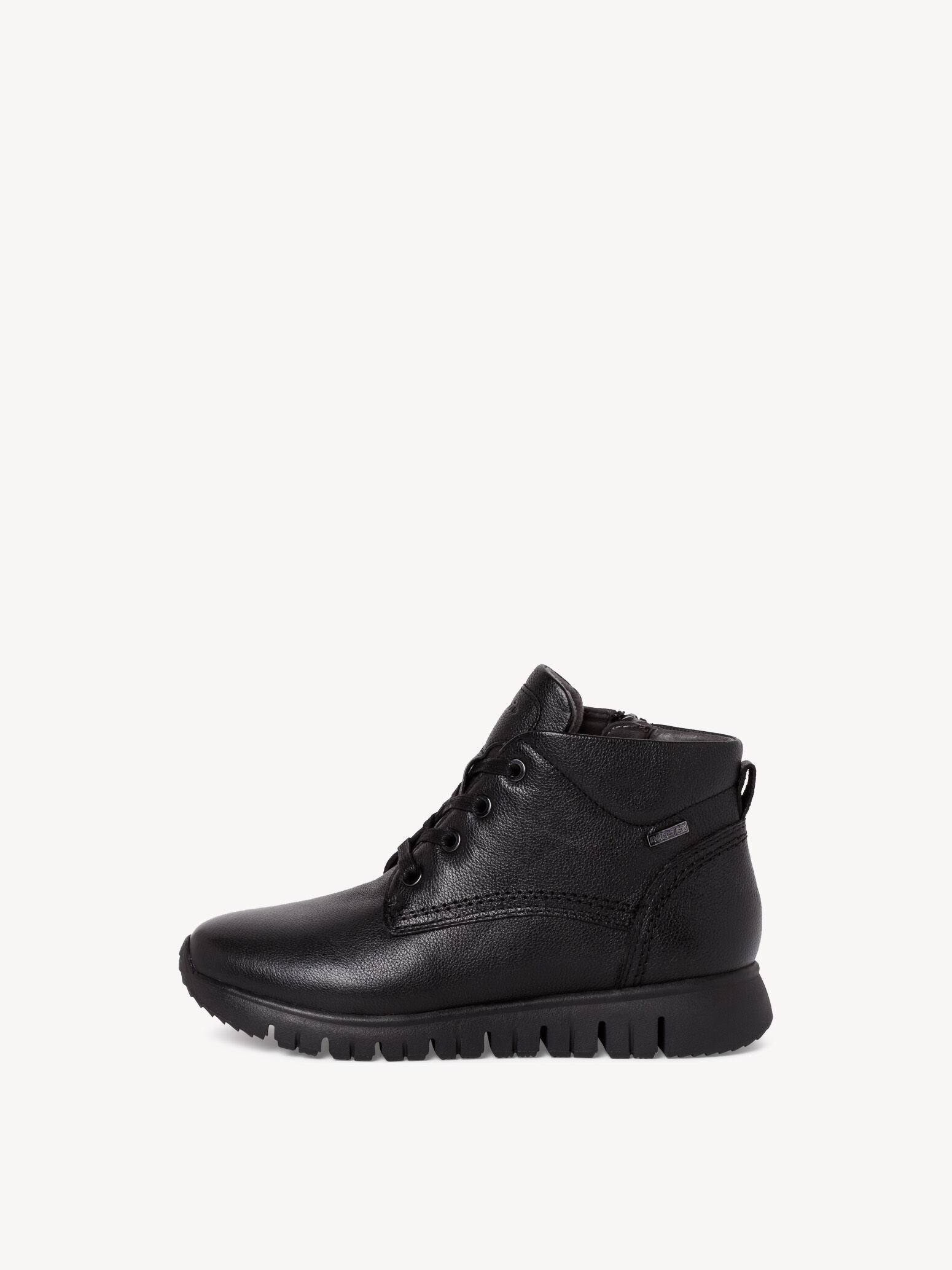 Bottine en cuir - noir