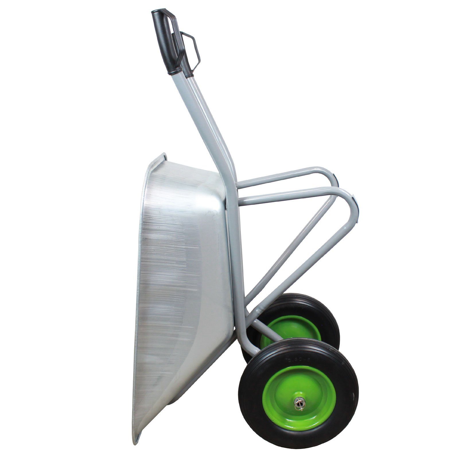 TRUTZHOLM Schubkarre Schubkarre Schiebkarre Gartenkarre Zweiradkarre 2-Rad PU Rad 150l