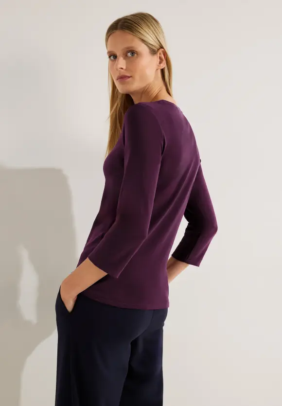 CECIL Basic Shirt mit Rundhals