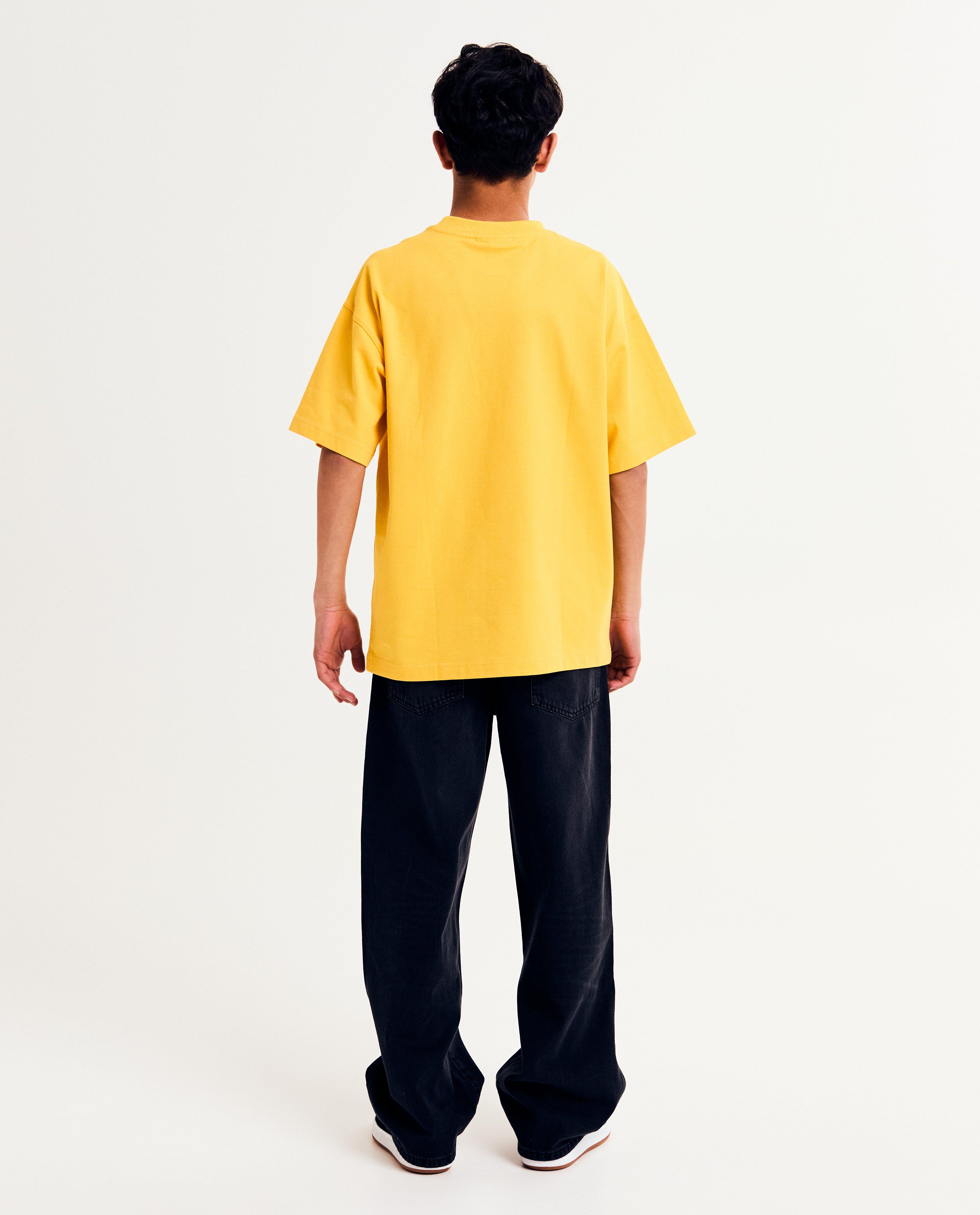 Tricou galben Fish & Chips