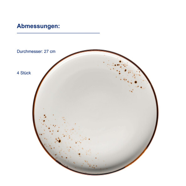Kombiservice Pintar, Braune Sprenkel, 16-tlg.