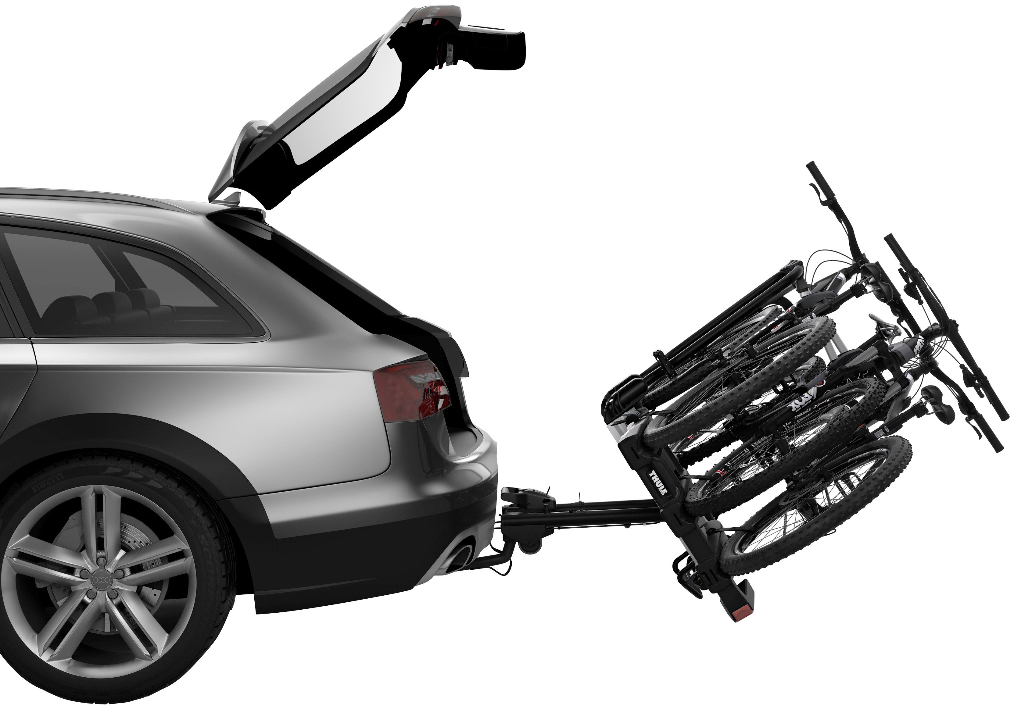 Thule Kupplungsfahrradträger EasyFold XT 3B FIX4BIKE, für max. 3 Räder, für Fahrzeuge mit einer FIX4BIKE-Anhängerkupplung
