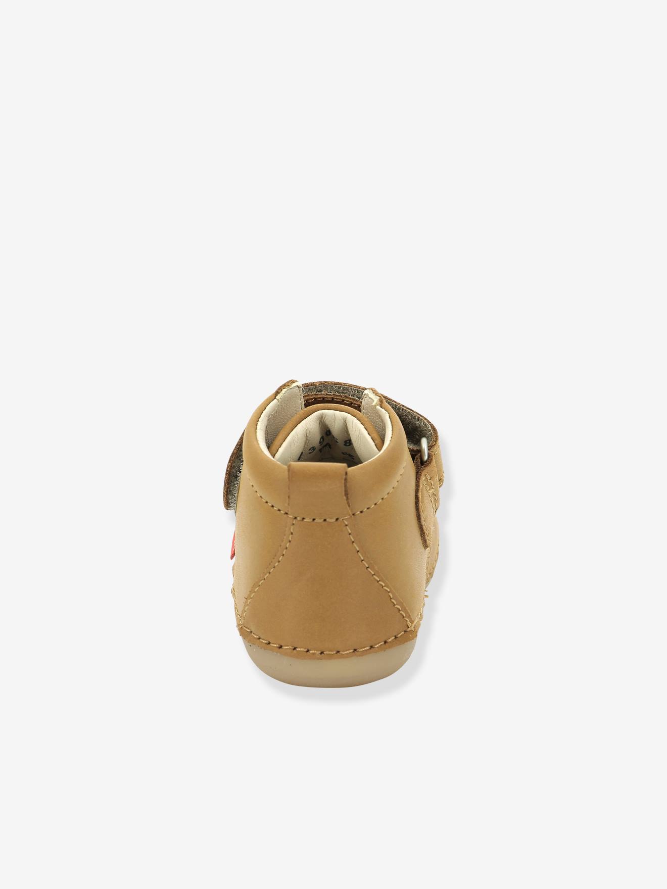 Bottillons cuir bébé garçon Sabio KICKERS® 1ers pas camel