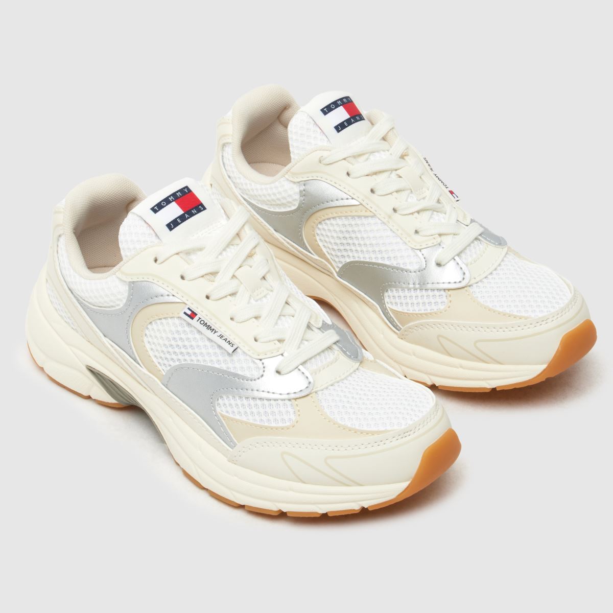 Tommy Jeans Coney Metallic Runner Tornacipő Fehér Színben