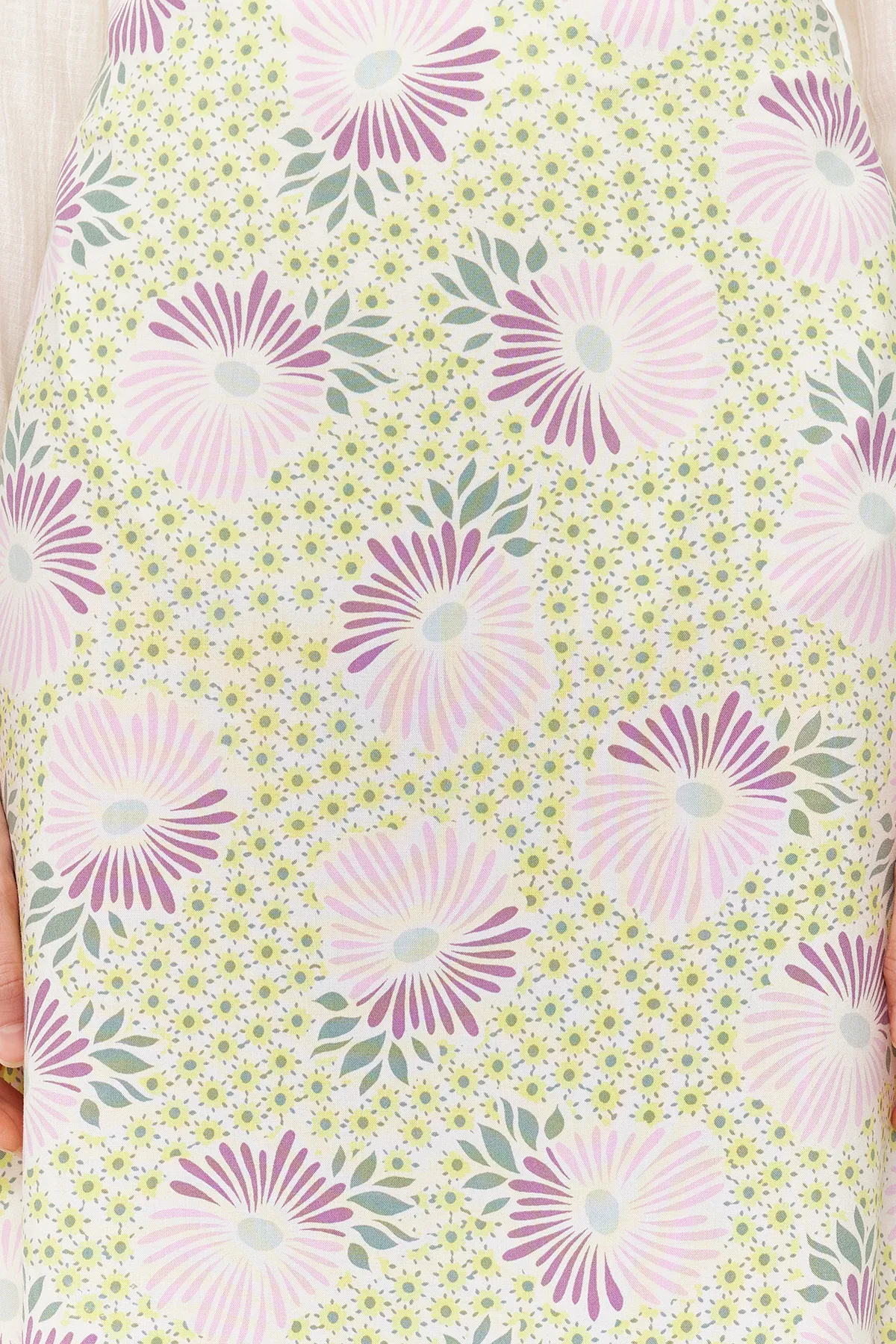Trendyol Modest  A-Linien-Webrock mit Puderblumenmuster TCTSS22EE0006