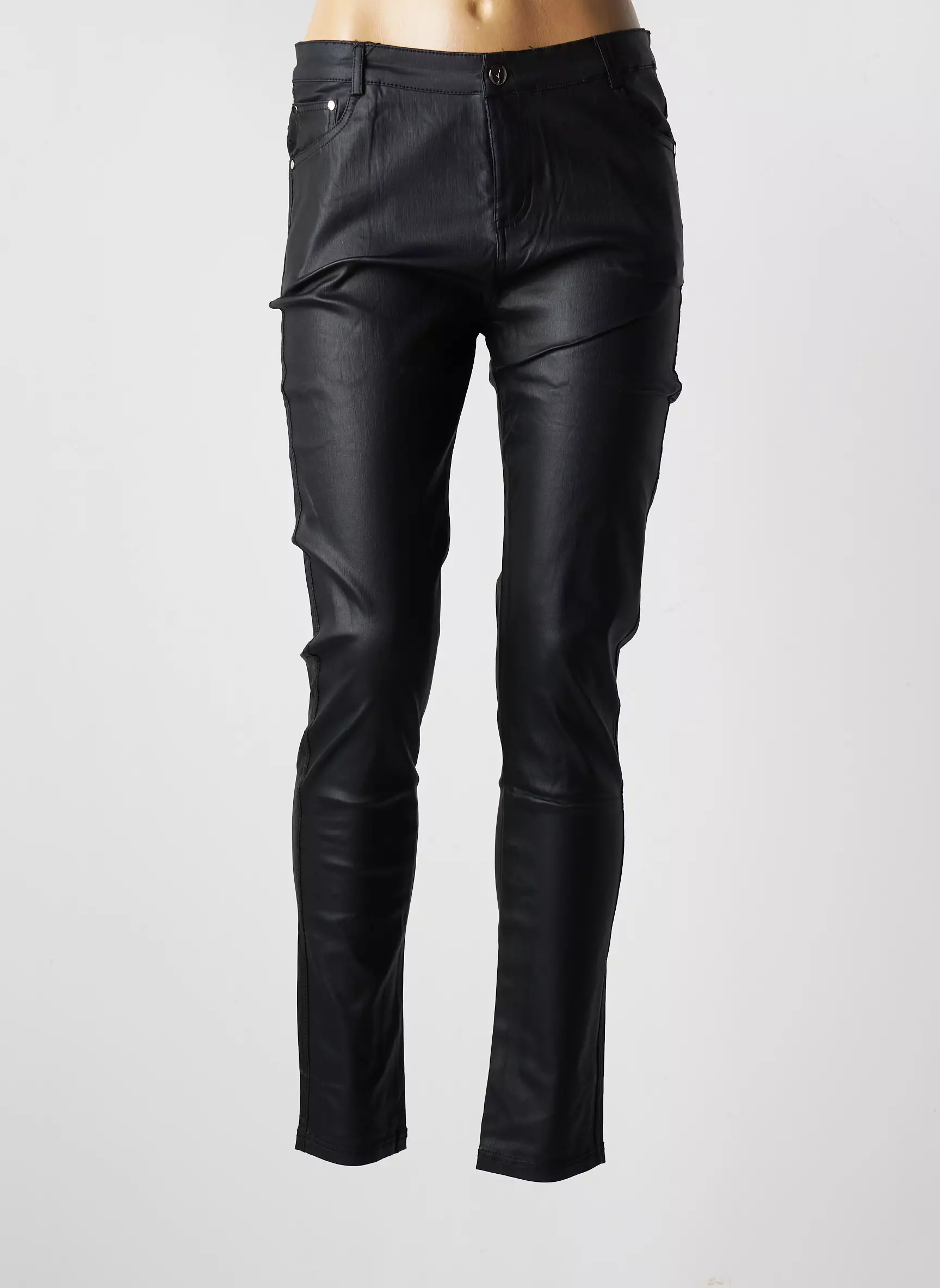 X Max Pantalons Slim Femme couleur noir