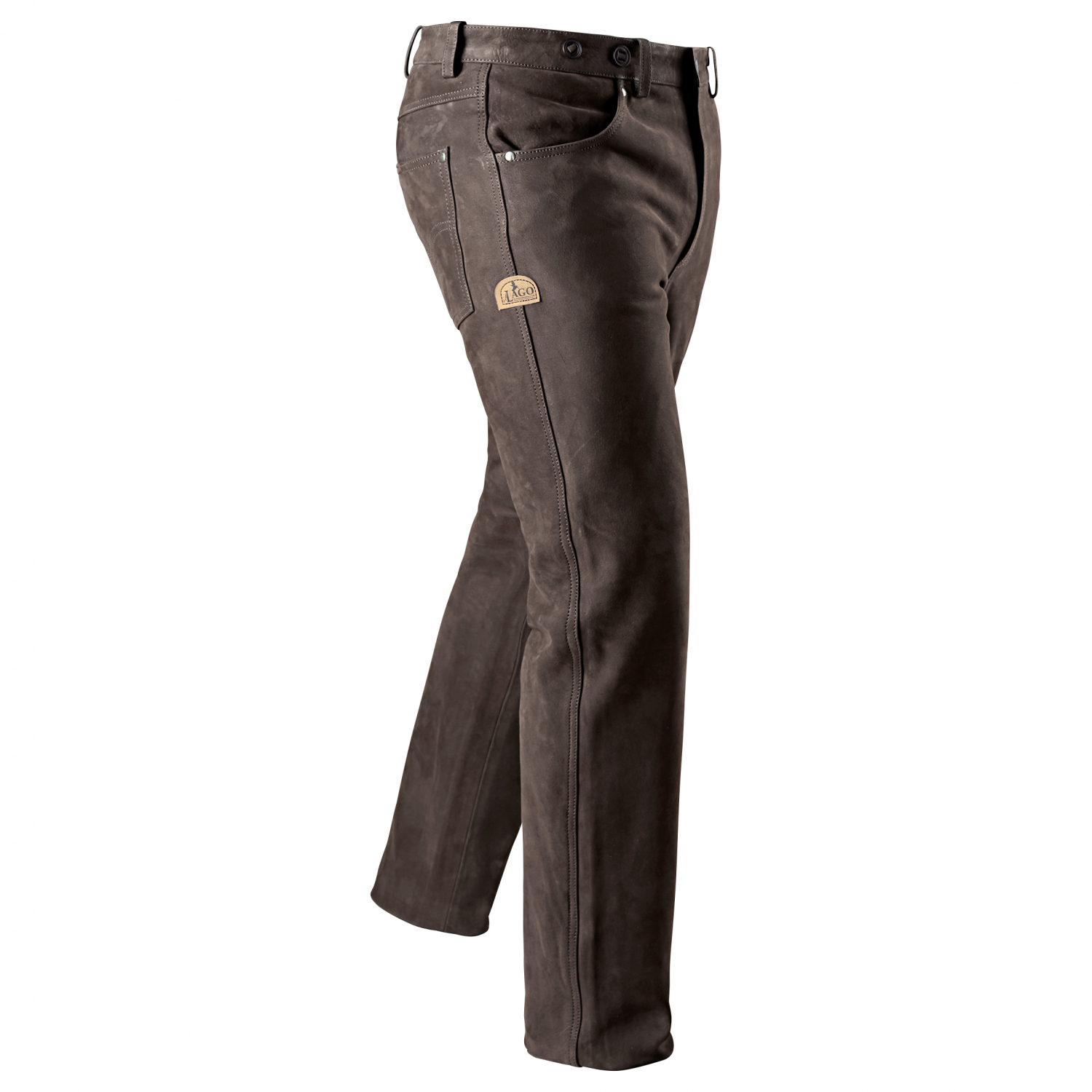 il Lago Prestige Herren Nubuklederhose