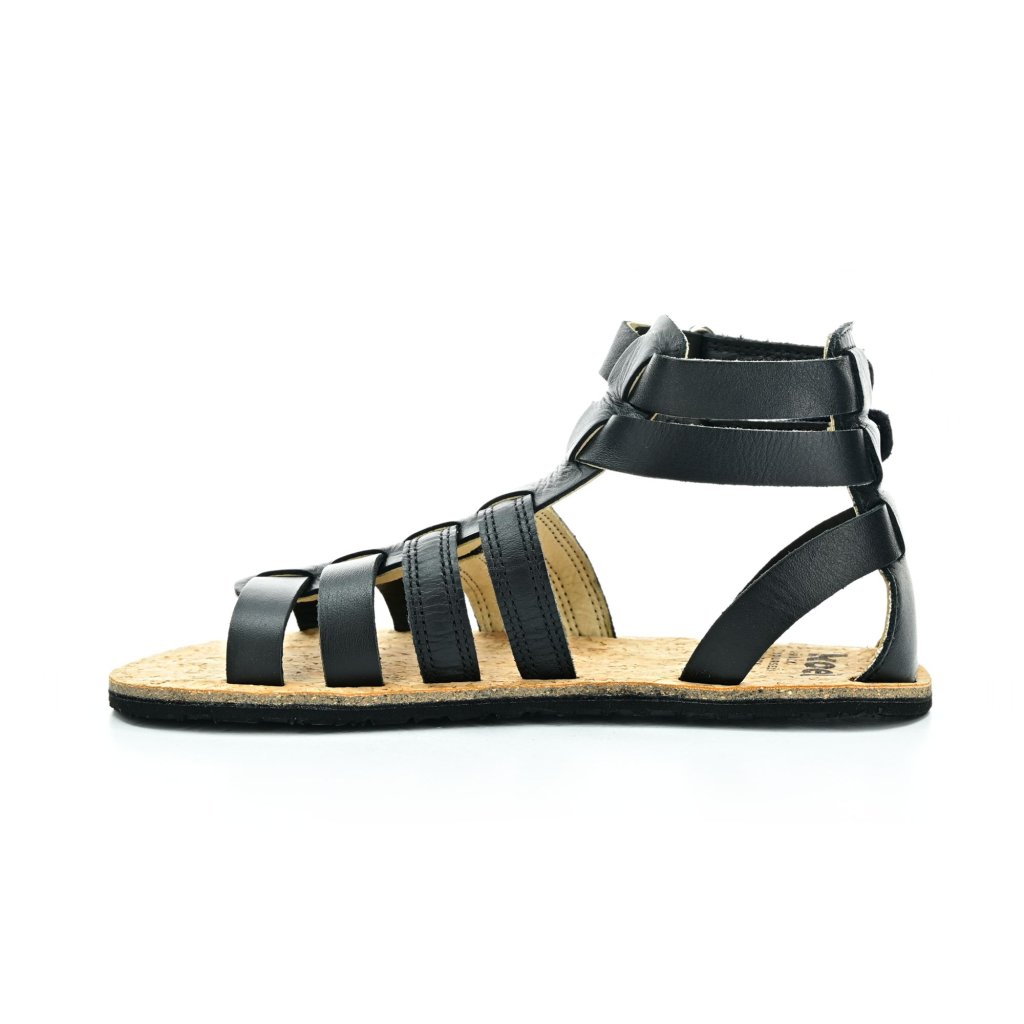 Koel Aura Leather Black Barfußsandalen