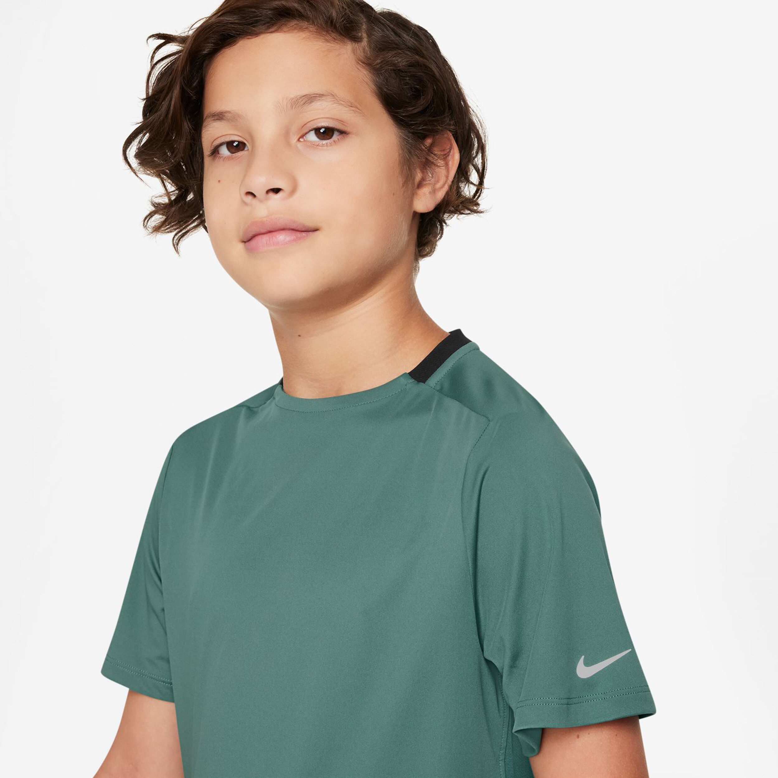 Dri-Fit Multi Tech T-Shirt Jungen - Grün