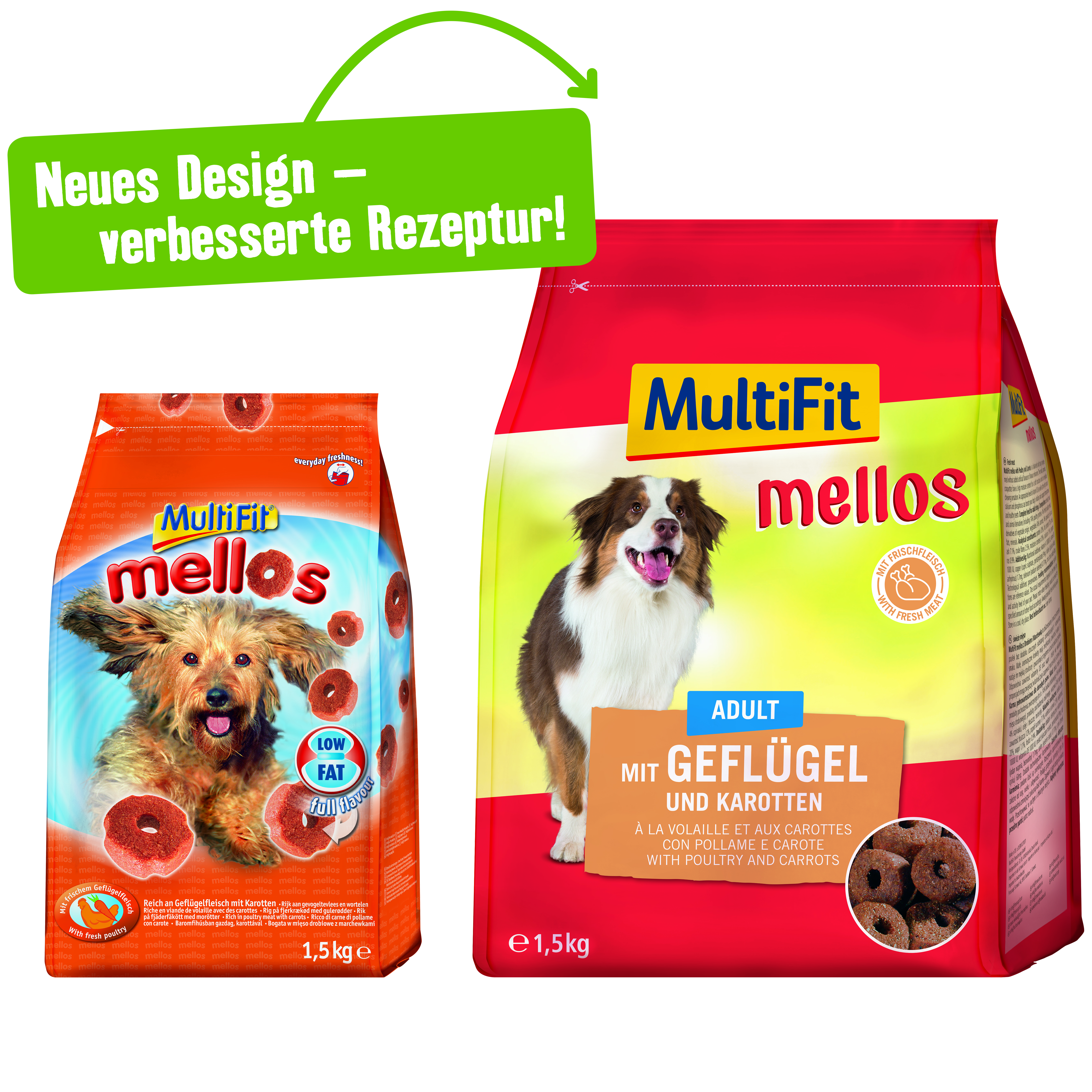 MultiFit Hundetrockenfutter MultiFit Mellos 1,5kg