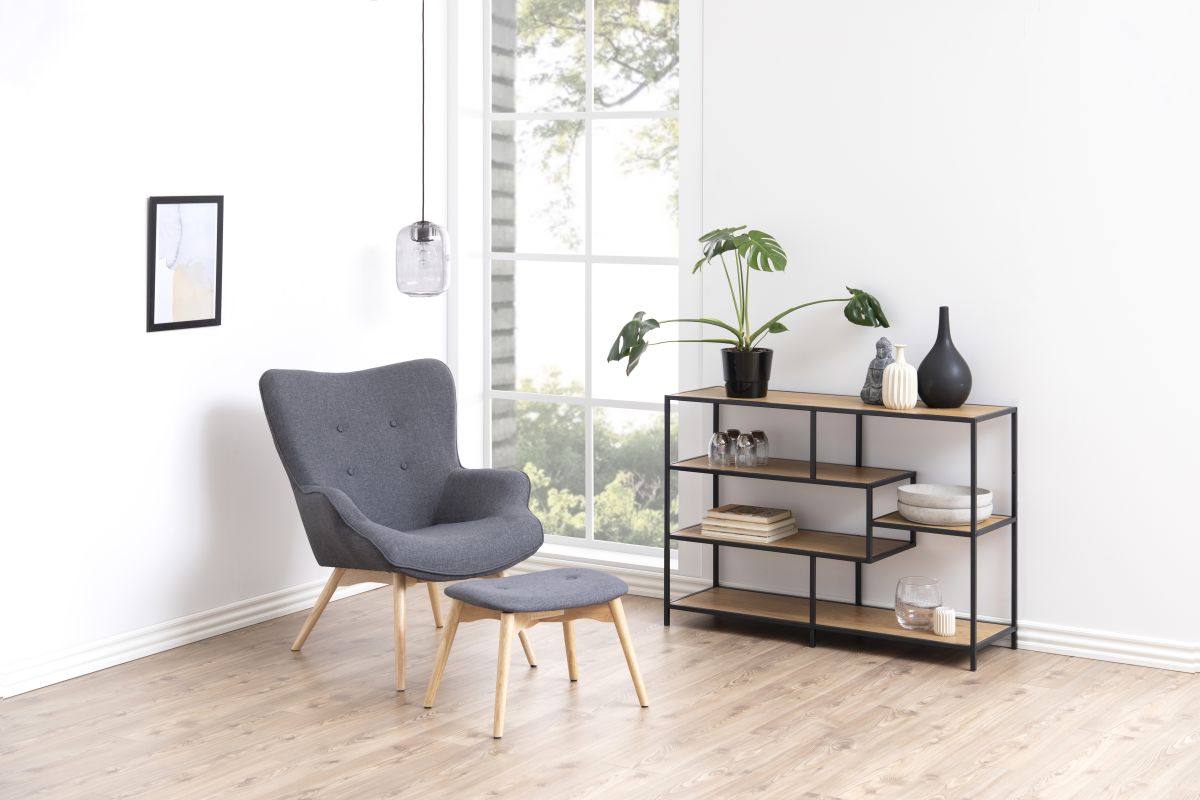 Design-Regal Seaford Eiche 114 x 78 cm
