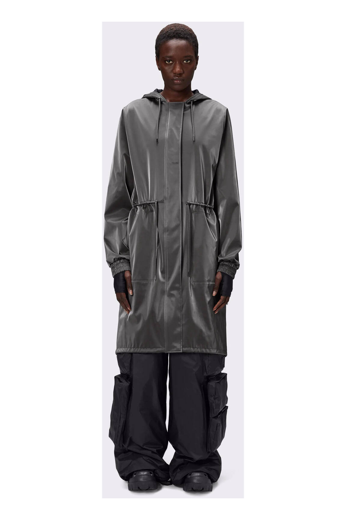 Rains Impermeables Trenchs Femme couleur gris