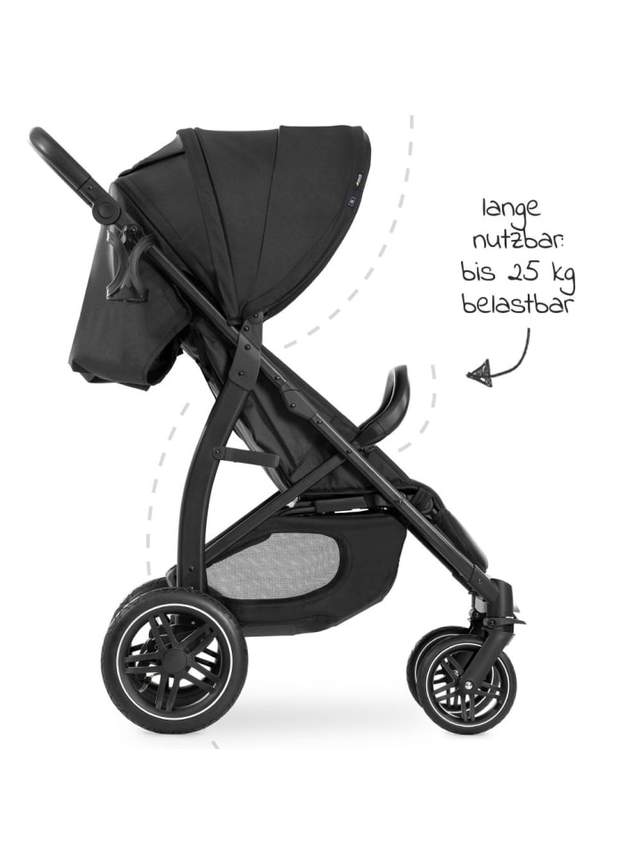 Hauck Buggy Rapid 4D AIR (bis 25 kg) - mit Luftreifen, in schwarz günstig kaufen onesize