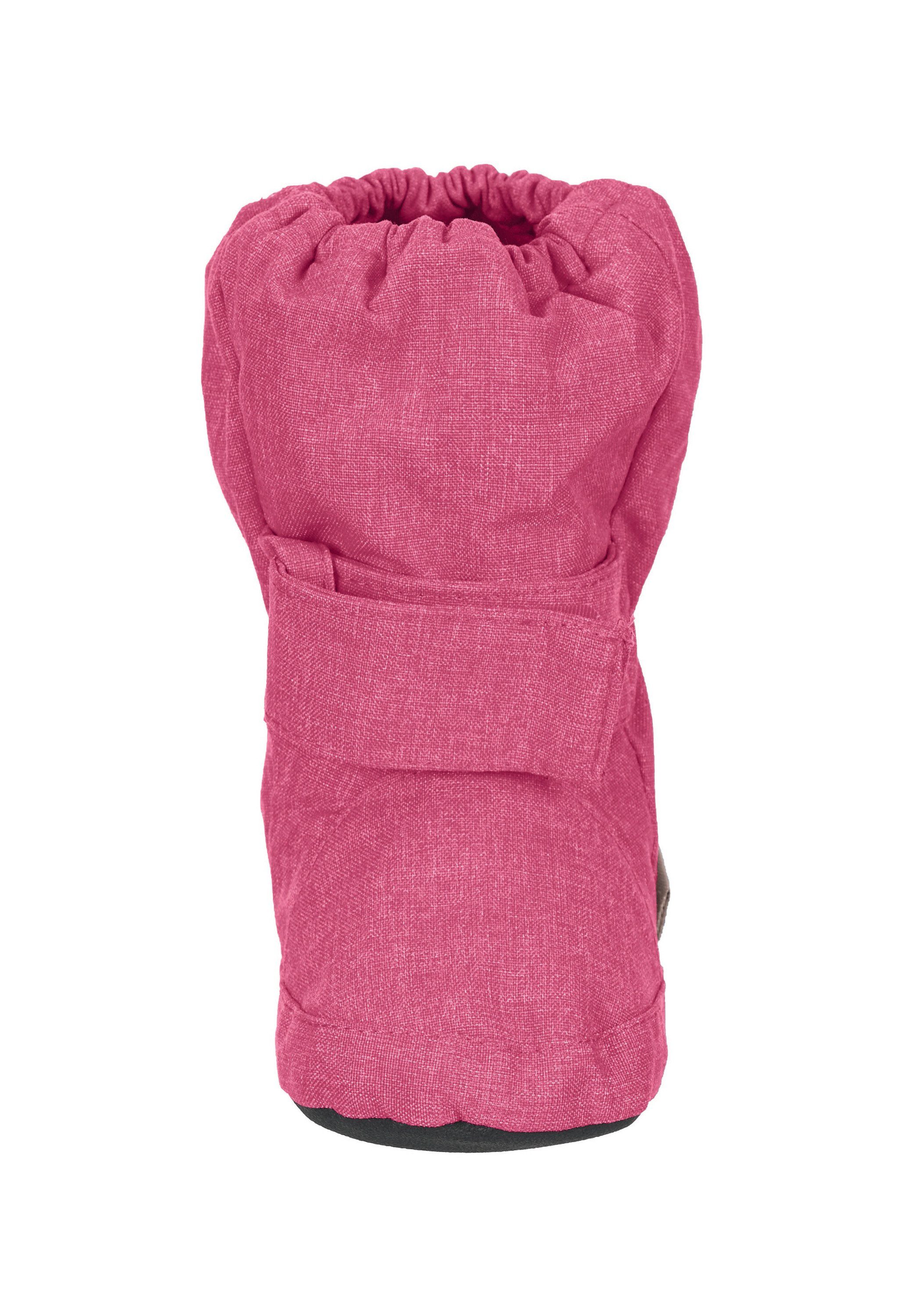 Sterntaler® Baby-Schuh Outdoorschuh (1-tlg) Bequeme Krabbelschuhe - Babyschuh Mädchen - Flexible Schuhe Baby - Baby Ballerinas rutschfest - Stoffschuhe Winter wasserabweisend uni