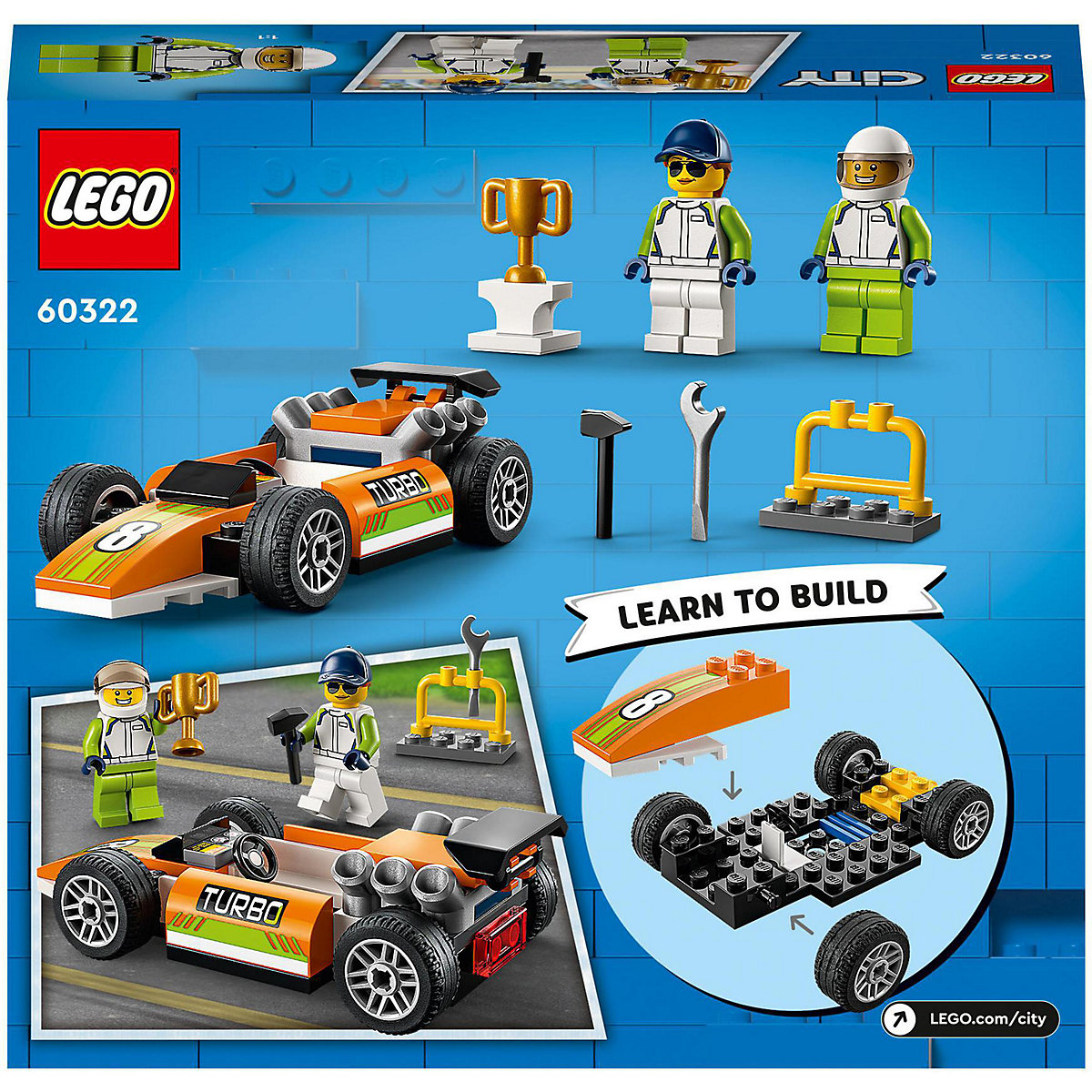 LEGO® City 60322 Rennauto