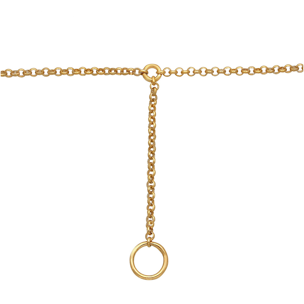 Elli Elli Collier Choker Cercle Découpe Basic Minimal Trend Collier Femme - (925/1000) collier