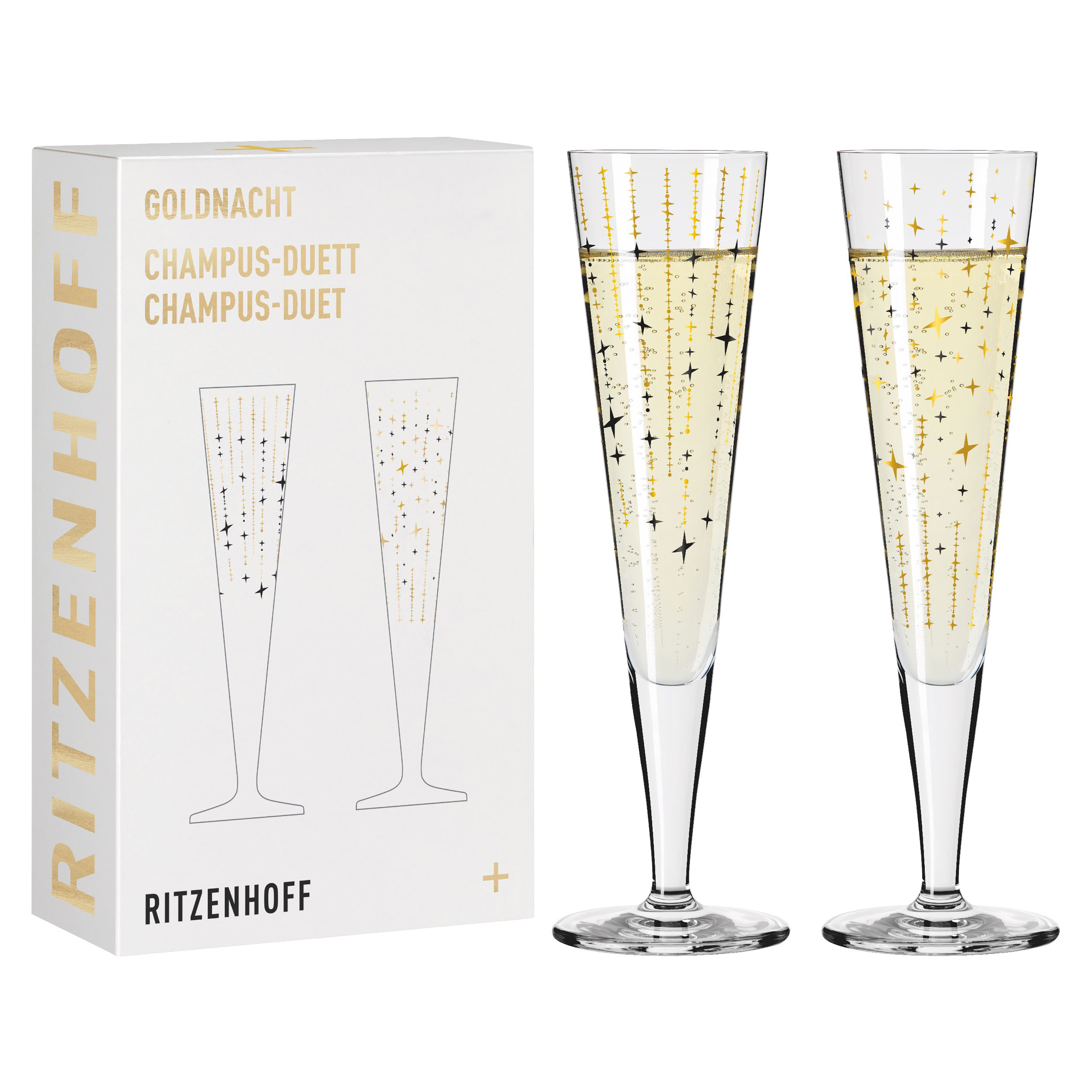 Ritzenhoff Cristal2er Champagnerglas 205ml