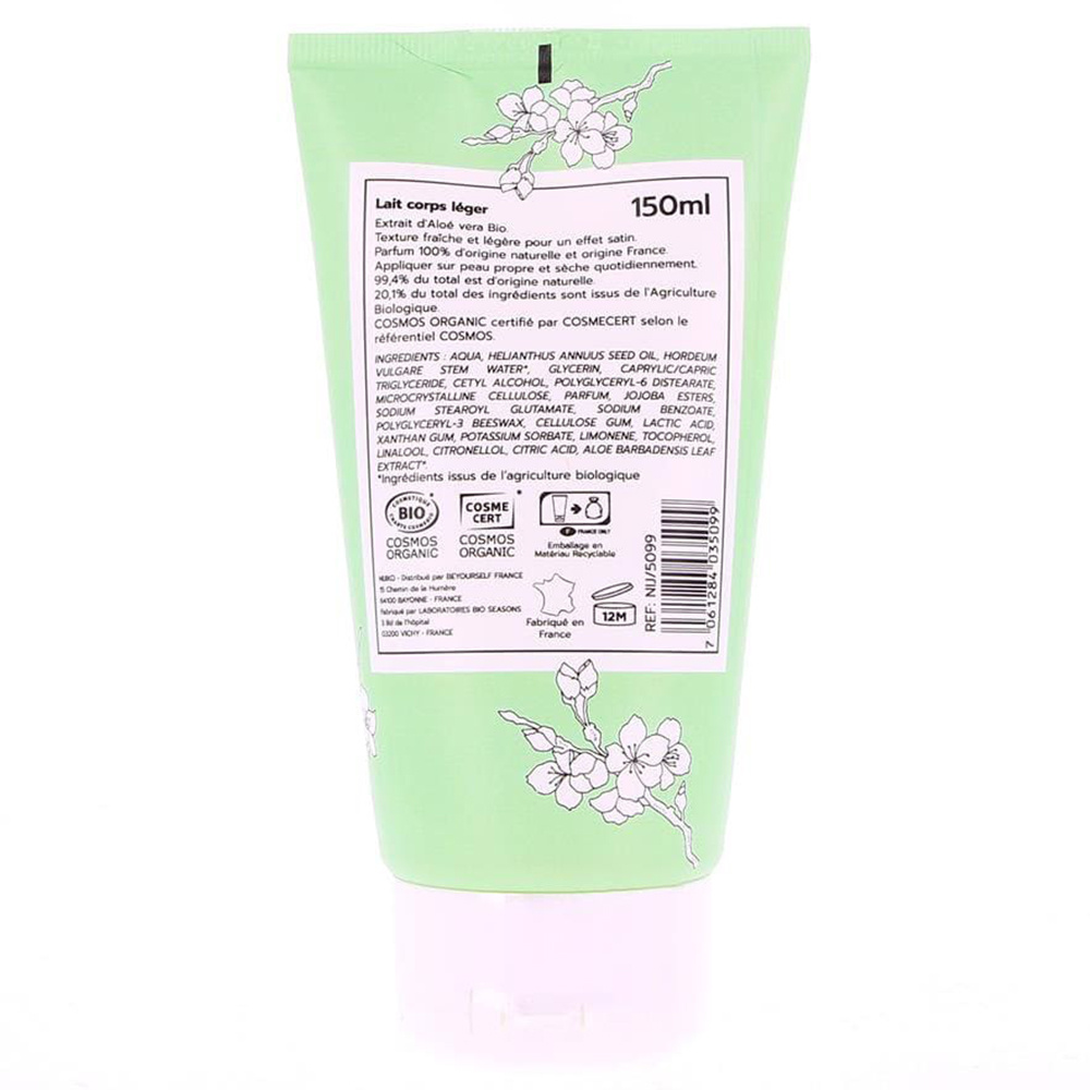 nijiko Lait Hydratant Bio à l'Aloe Vera Crème et lait hydratants