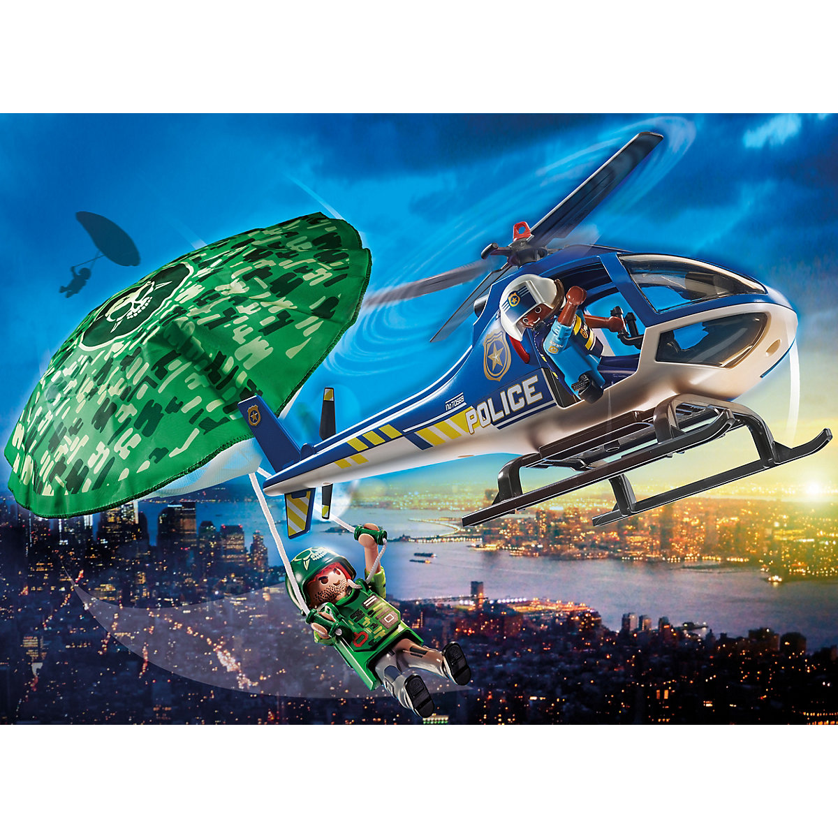 PLAYMOBIL® 70569 Polizei-Hubschrauber: Fallschirm-Verfolgung