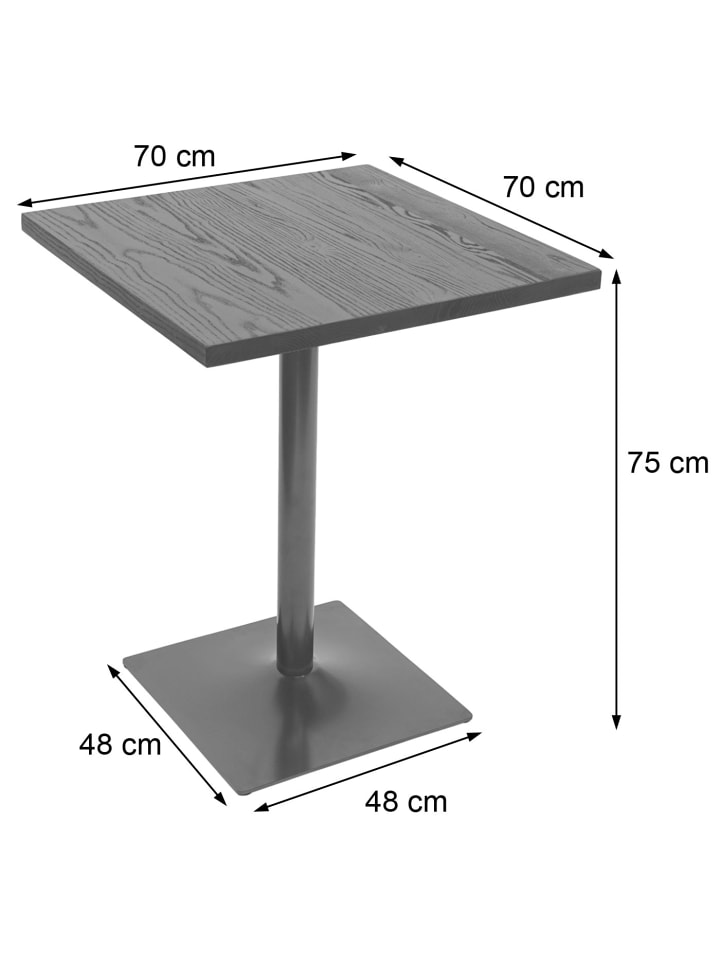 MCW Bistrotisch H10 hellbraun, Hellbraun günstig kaufen onesize