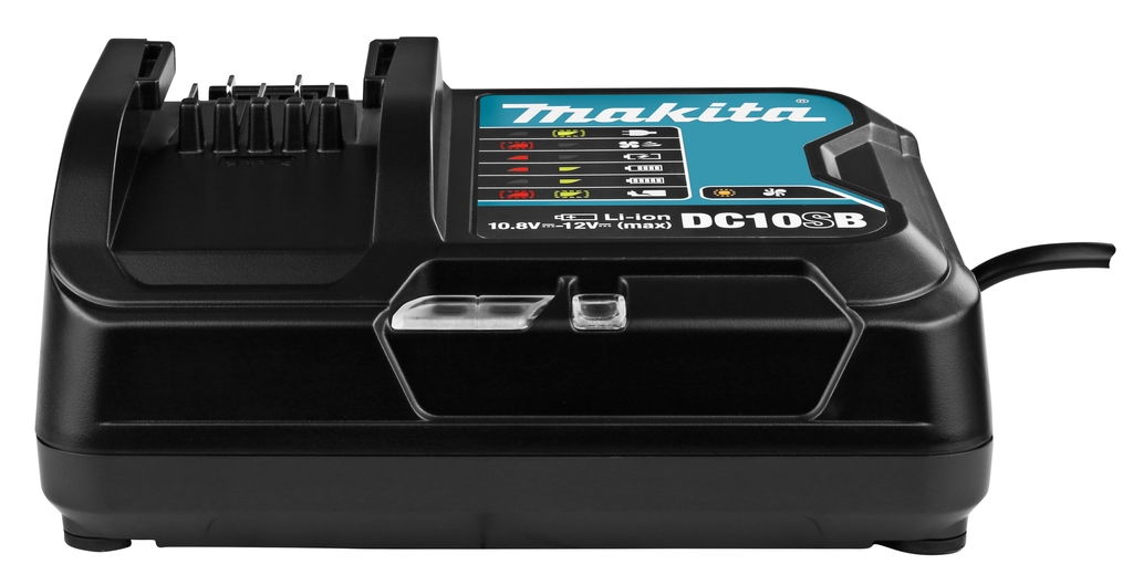 Makita Tilbehør 197363-4 DC10SB Oplader til 10,8 - 12 volt maks. slidebatterier