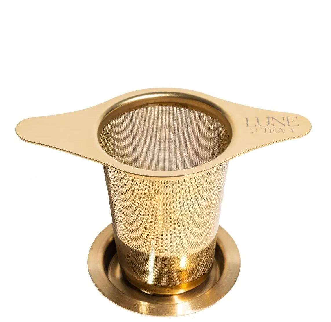 Lune Tea Gold Steel čajni infuzer