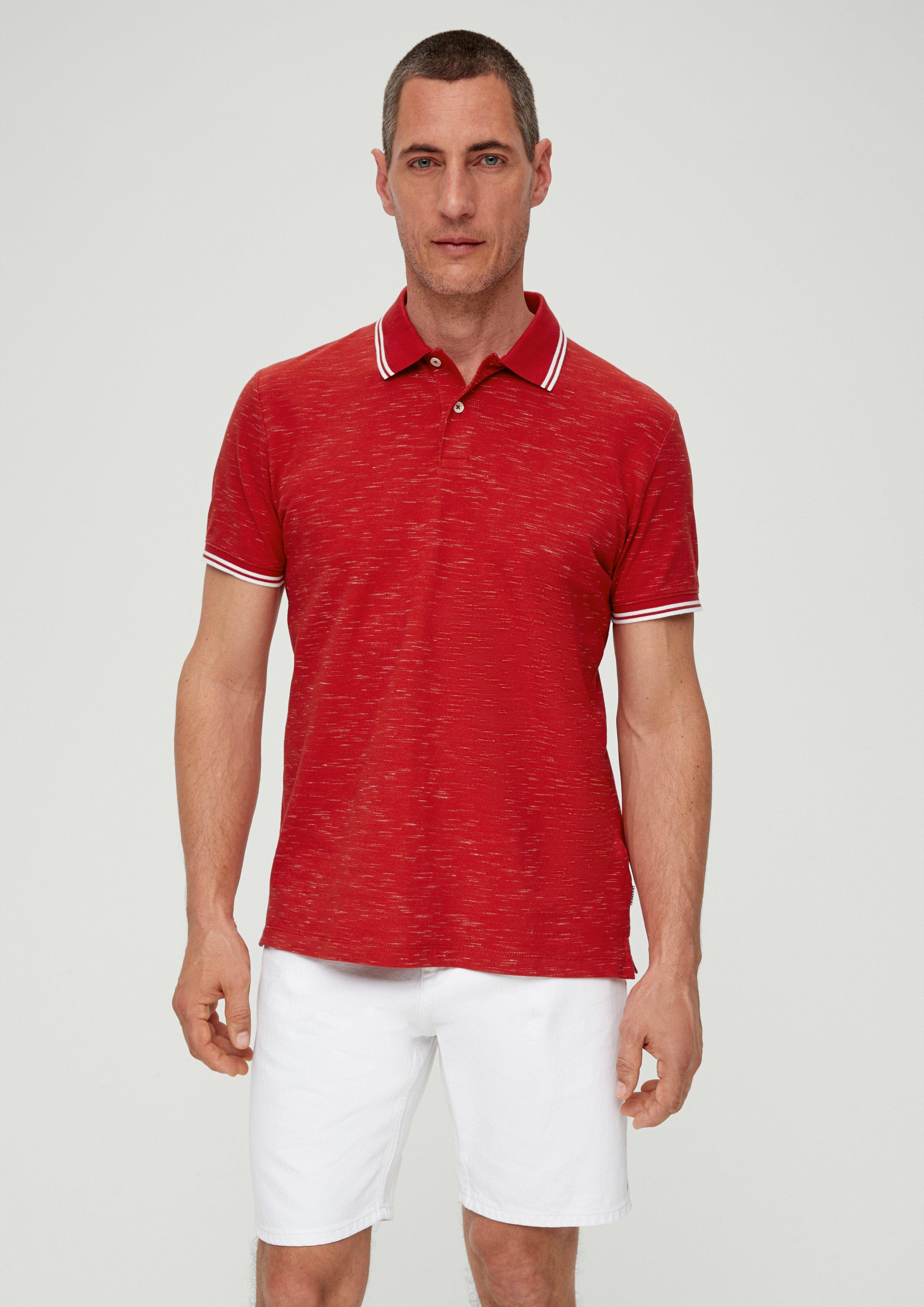 Poloshirt mit Flammgarnstruktur  2131901-30W1