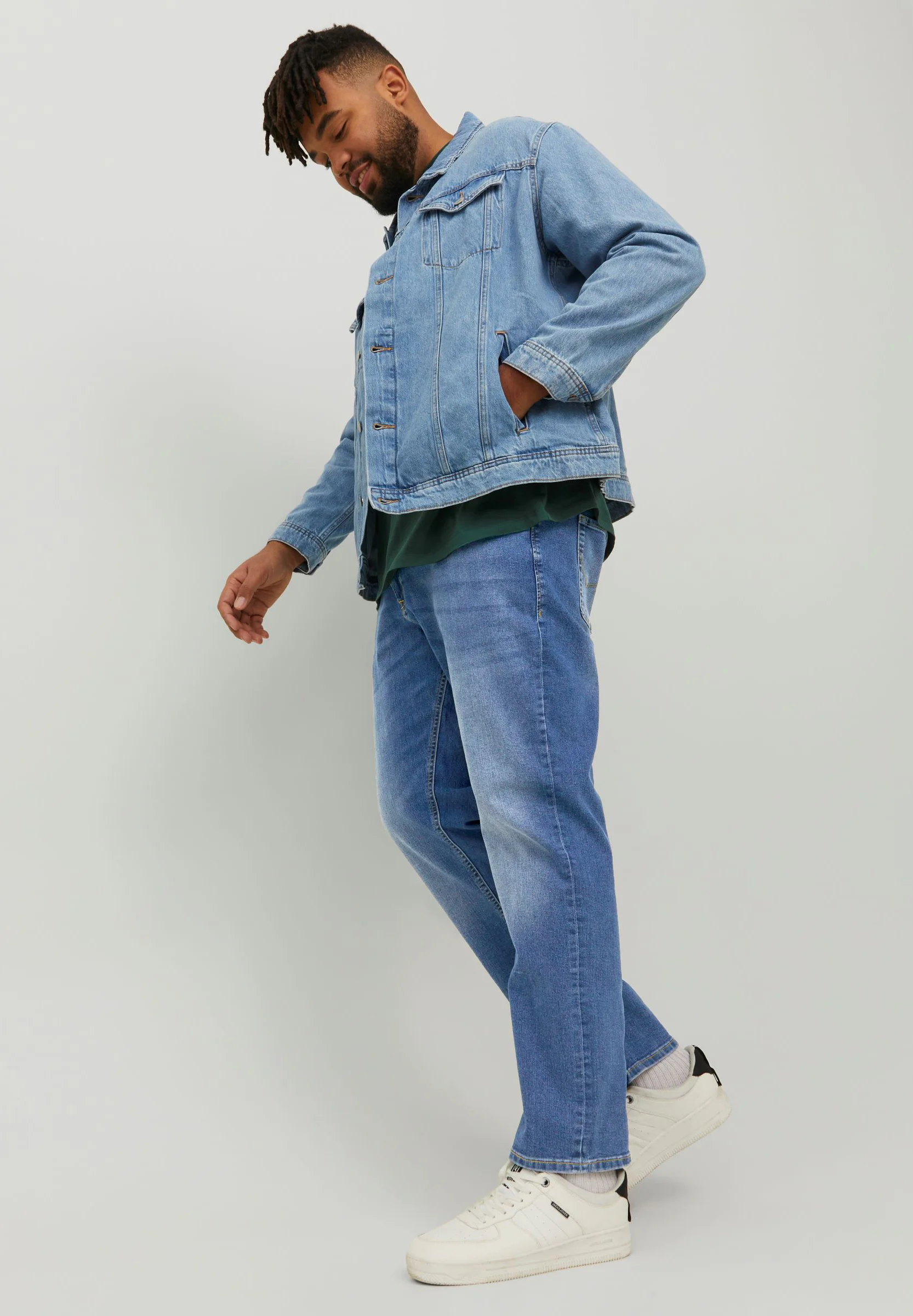 Jack & Jones JJIGLENN ORIGINAL - Vaqueros de corte cónico