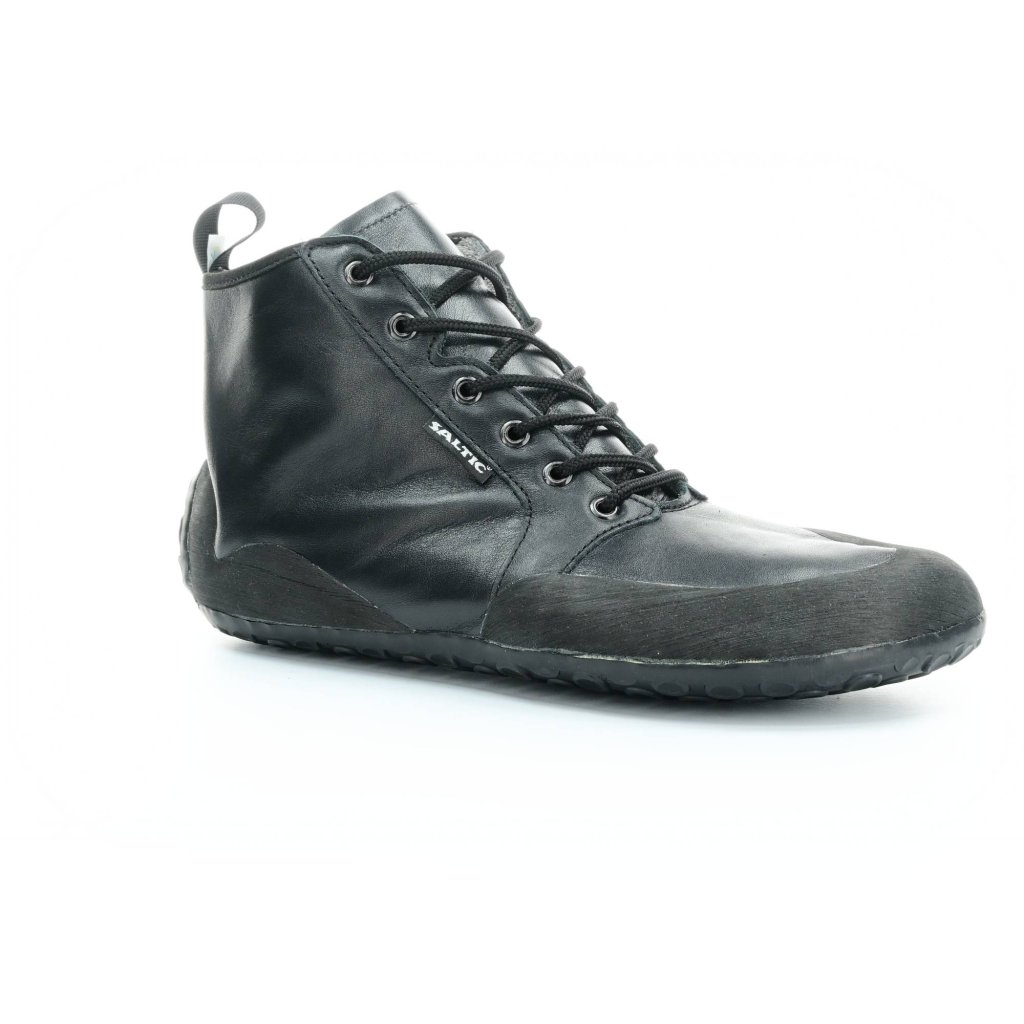 Saltic Vintero Black Nappa Barfußstiefeletten