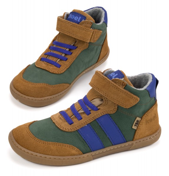 Koel bare ~ Devo MidCut Sneaker Wollfleece ~ Olive
