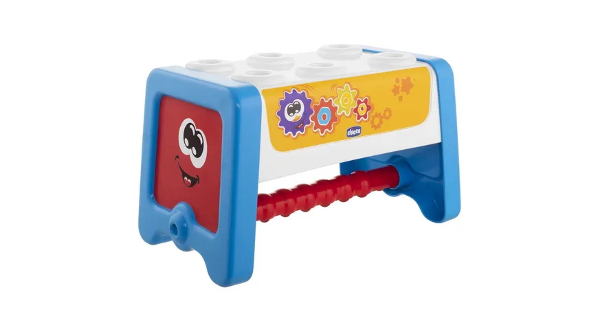 Chicco - 2 in 1 Werkbank mit Werkzeugen, 1 Stück, sortiert