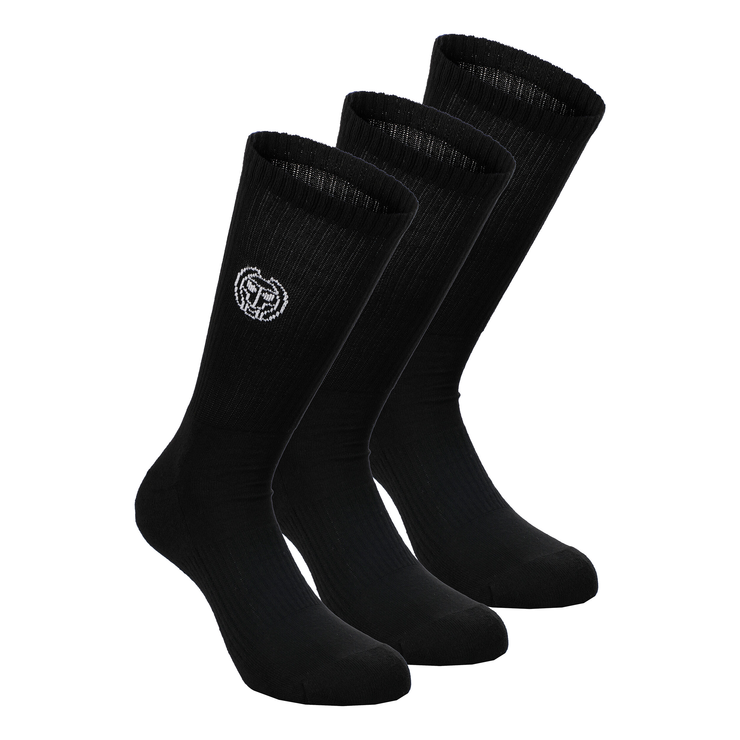 Don Carlito Crew Move Tennissocken 3er Pack - Schwarz, Weiß