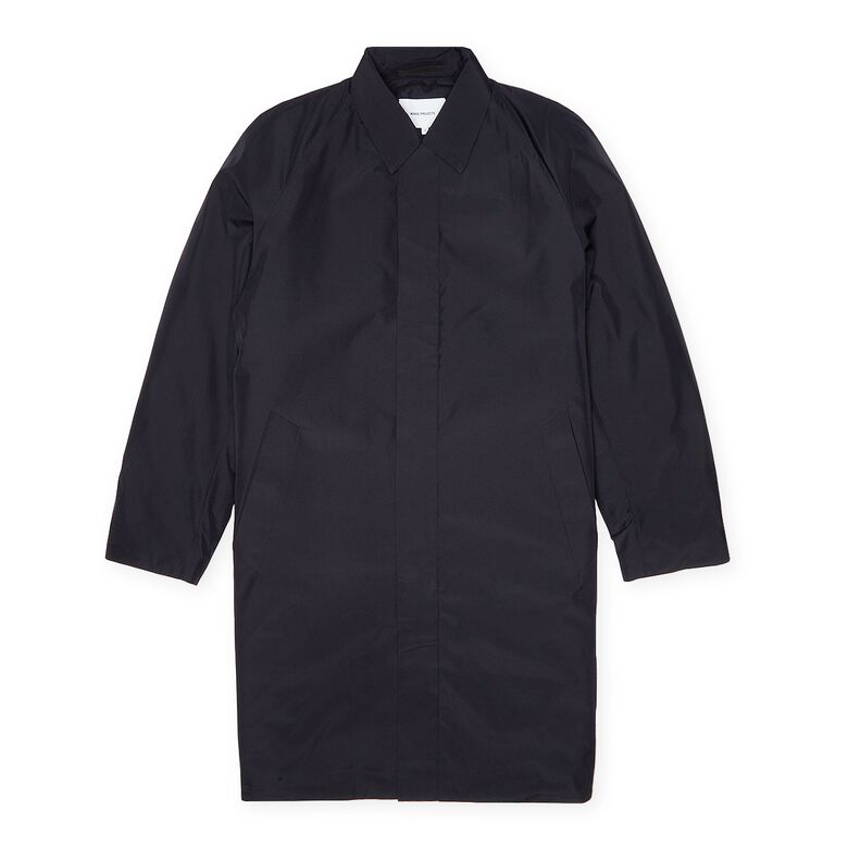 Norse Projects Vargo Gore-Tex Infinium Raglan Mac dark navy