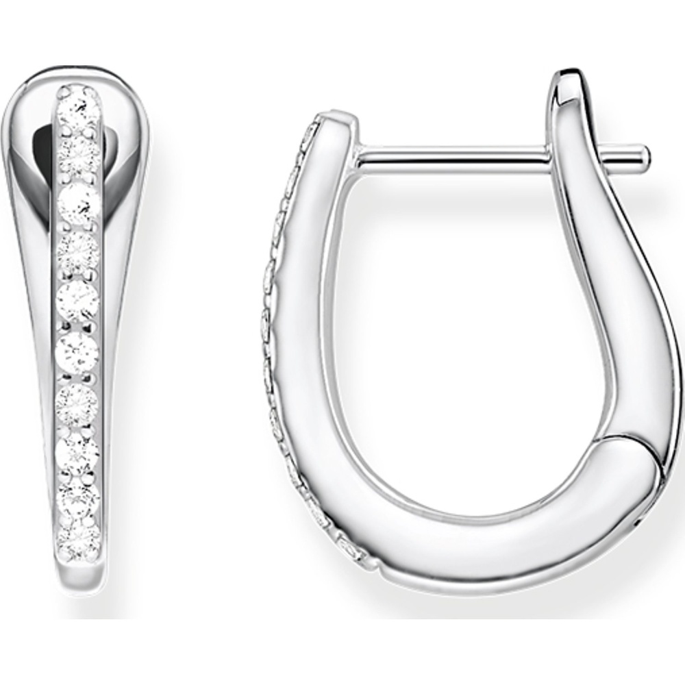 Thomas Sabo Créoles 925 Argent Boucles d'oreilles