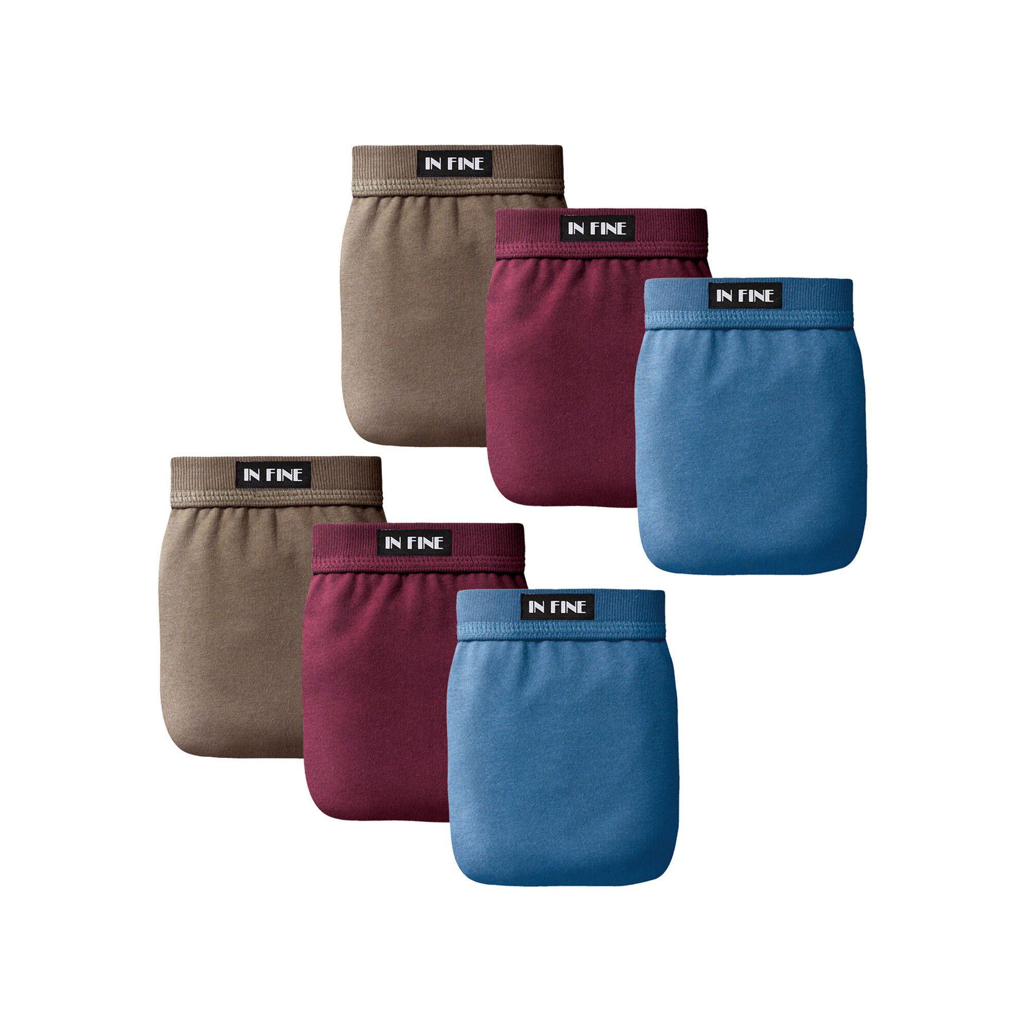 Slip ouvert taille haute uni