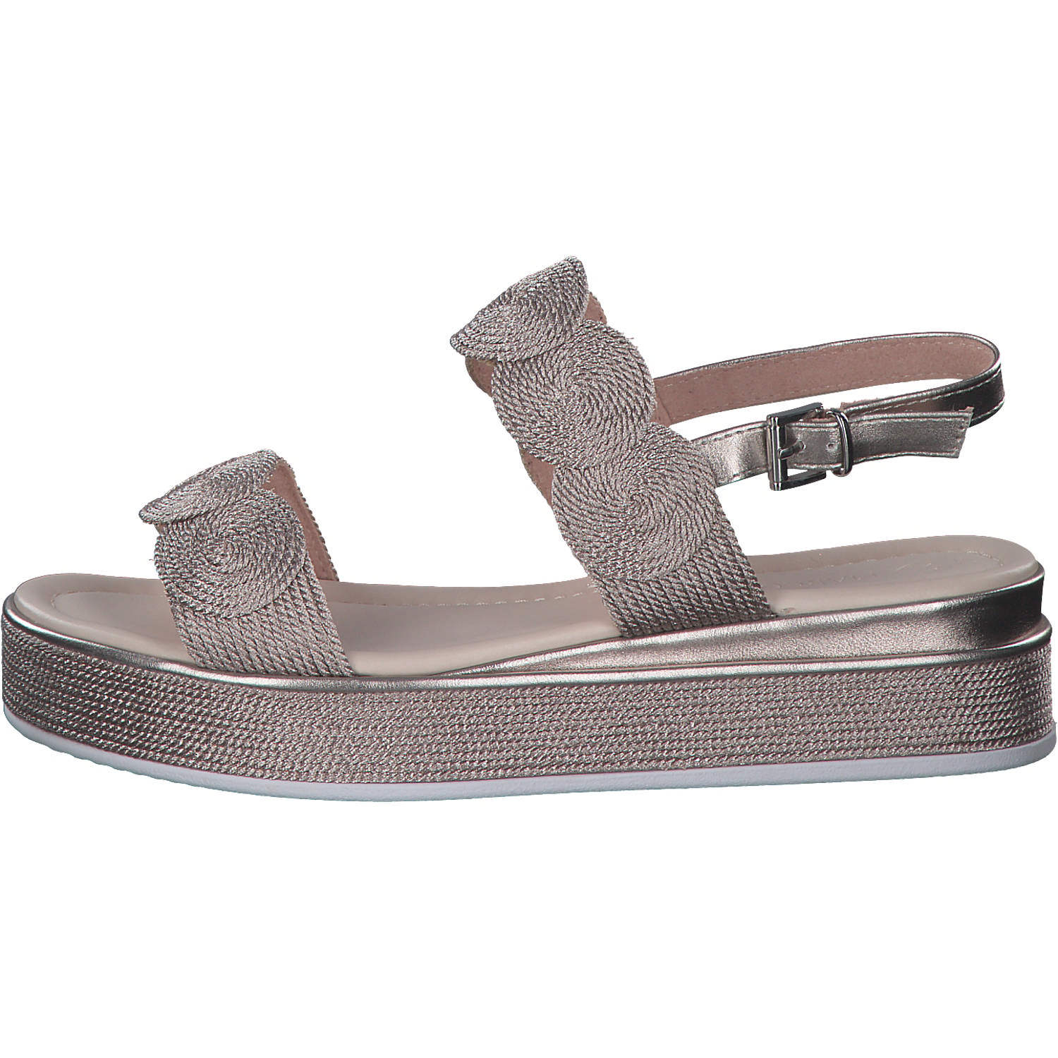 Marco Tozzi 28760, Plateau-Sandaletten, Damen, ROSE METALLIC